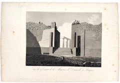 Vista de la entrada de la Casa de Diomedes en Pompeya; la Casa de Diomedes en Pompeya