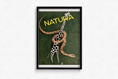 A nice poster made by Paolo Garretto to promote Natura magazine