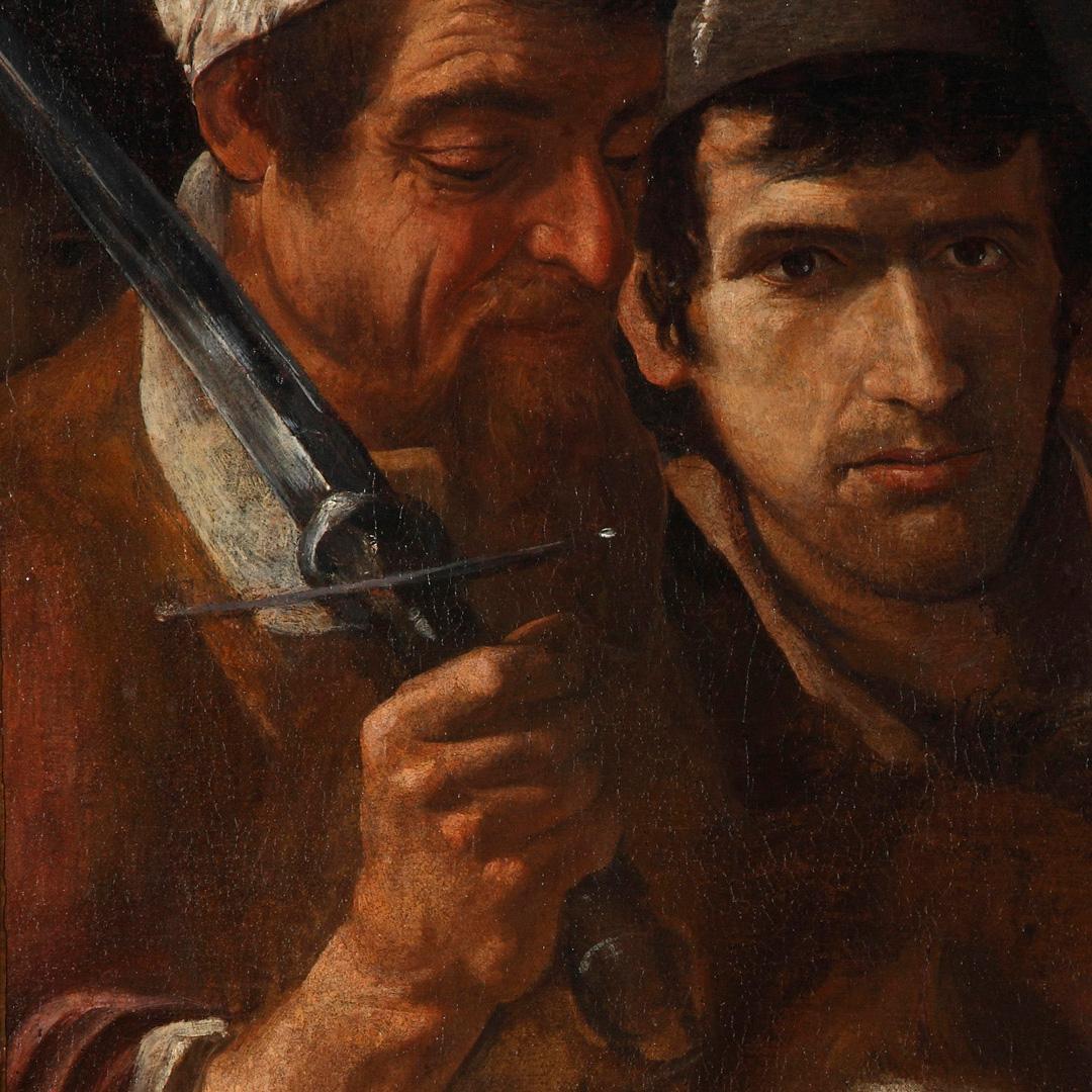 17. Jahrhundert Von Guidotti alias Cavalier Borghese Salomé und der Täufer Öl/Leinwand im Angebot 1