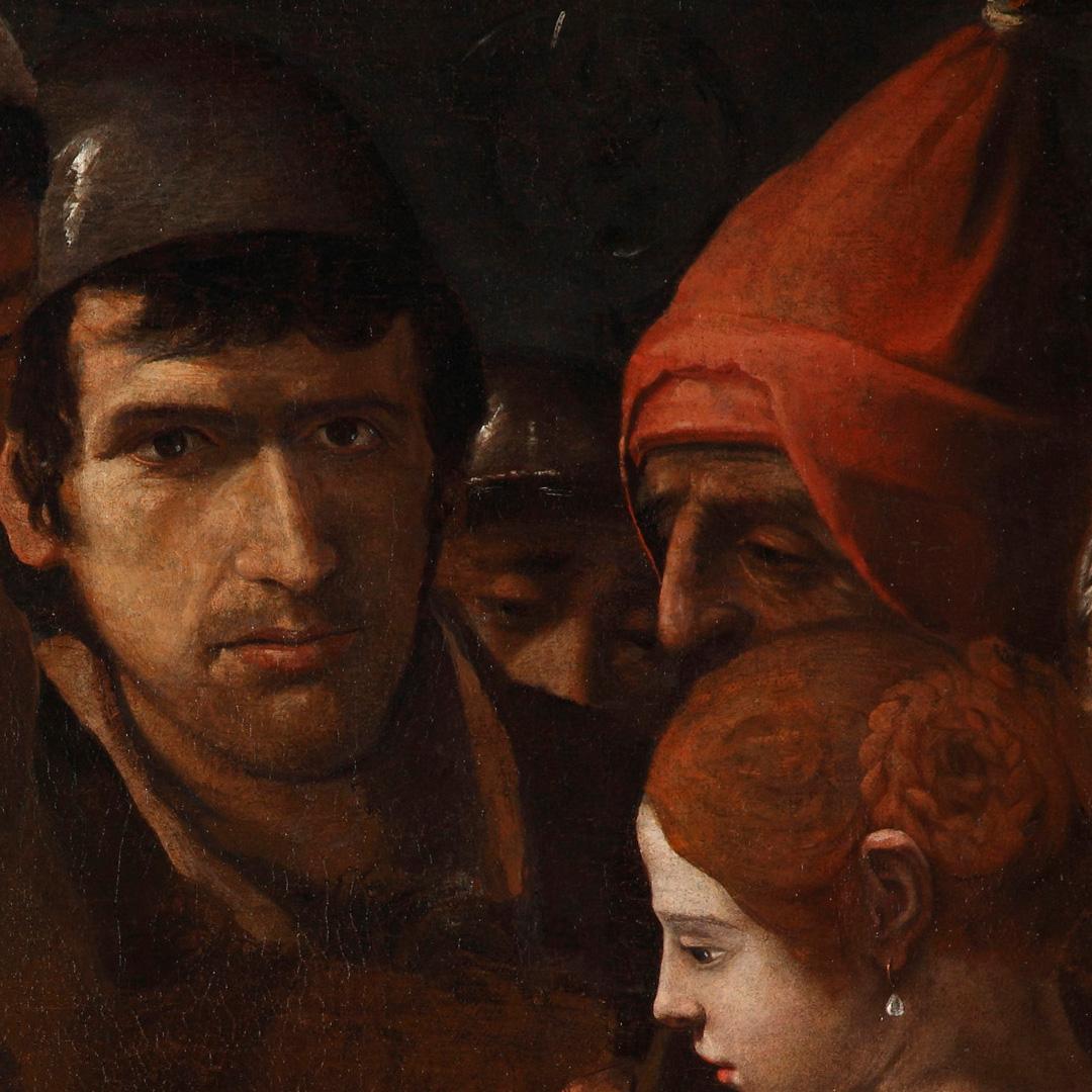 17. Jahrhundert Von Guidotti alias Cavalier Borghese Salomé und der Täufer Öl/Leinwand im Angebot 2