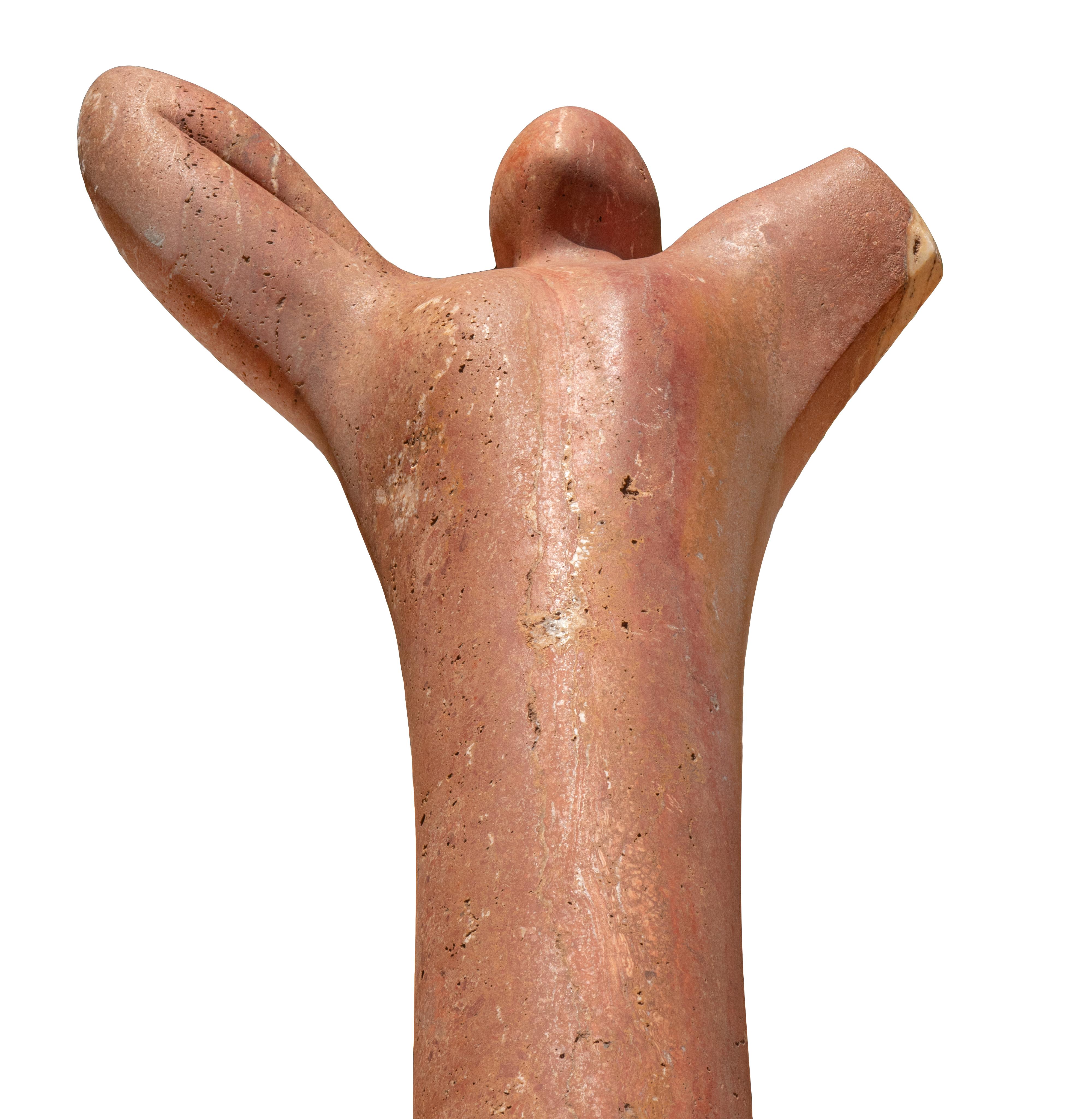 Donna di marmo rosso - Scultura di Paolo Guiotto - Anni '70 in vendita 4