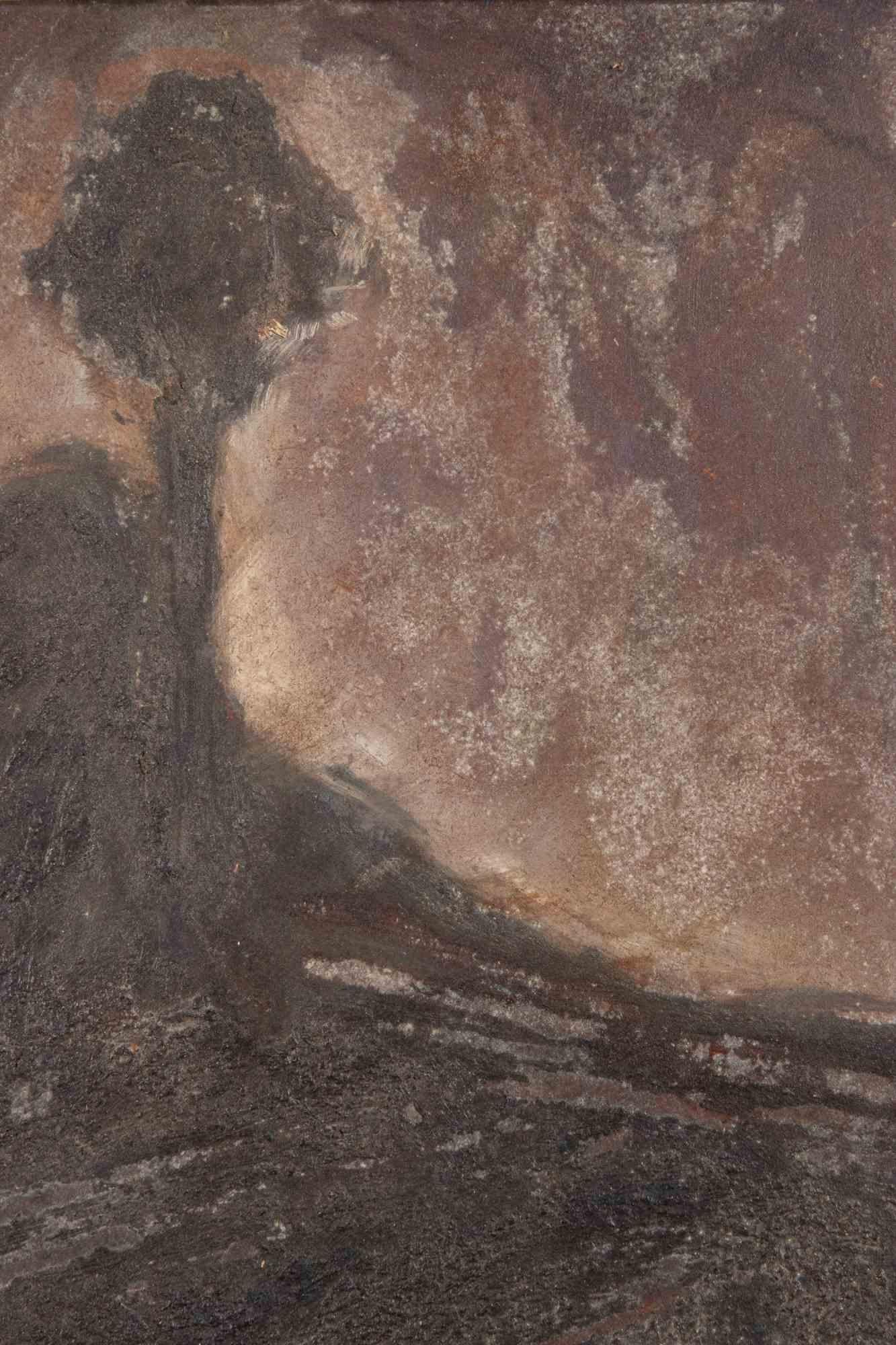 Landschaft - Gemälde von Paolo La Motta - 2000s im Angebot 1