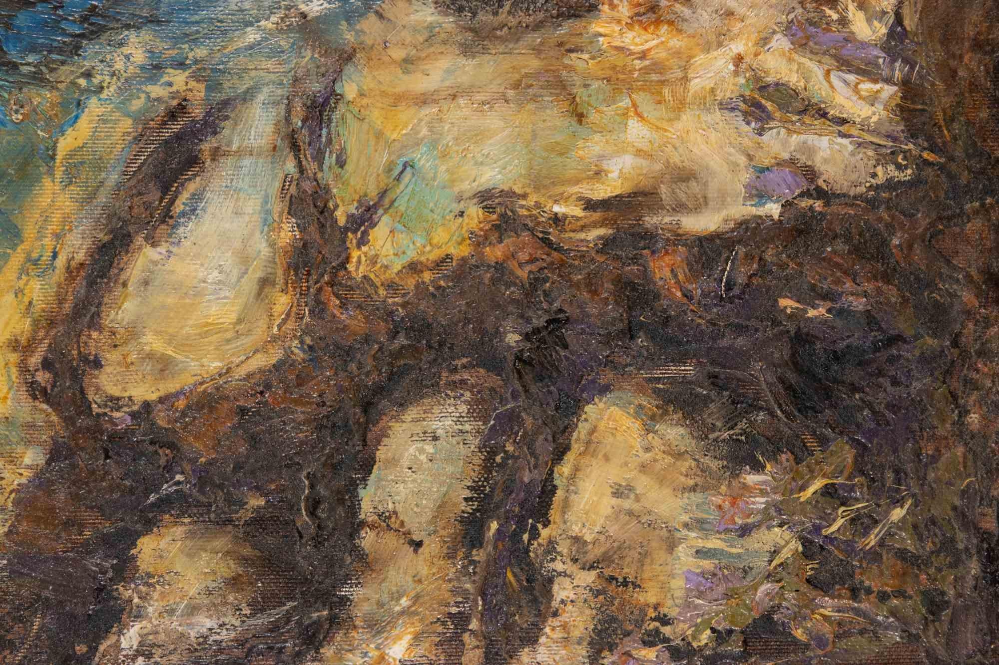 Landschaft - Gemälde von Paolo La Motta - 2000s im Angebot 1