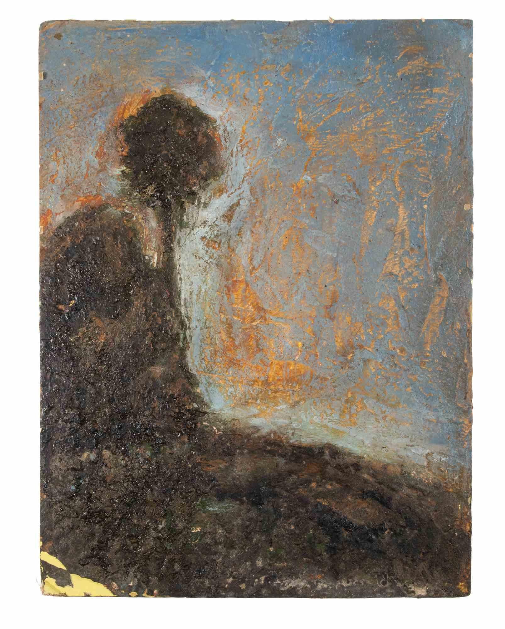 Landschaft - Gemälde von Paolo La Motta - 2000s im Angebot 3