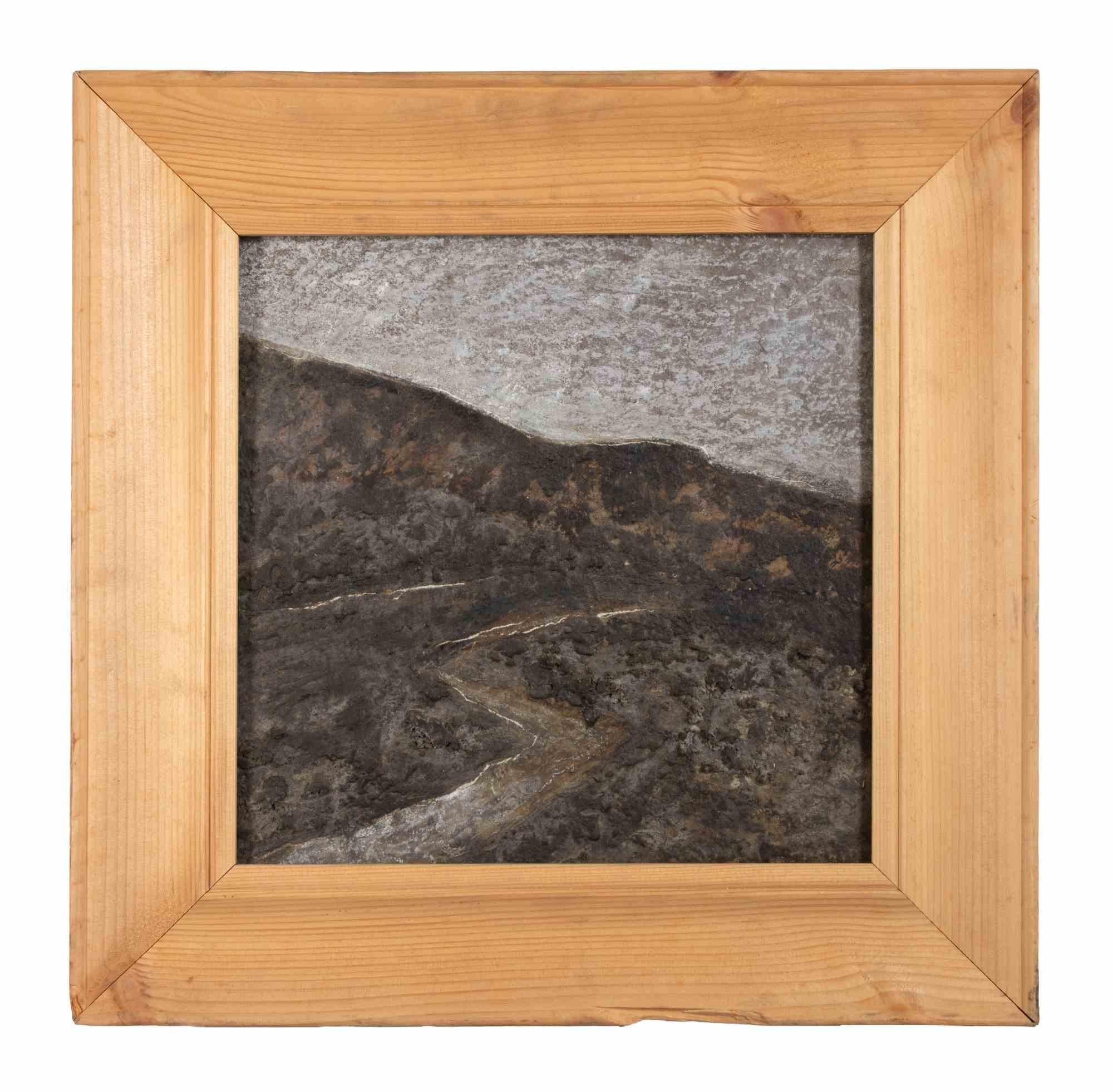 Landschaft - Gemälde von Paolo La Motta - 2000s