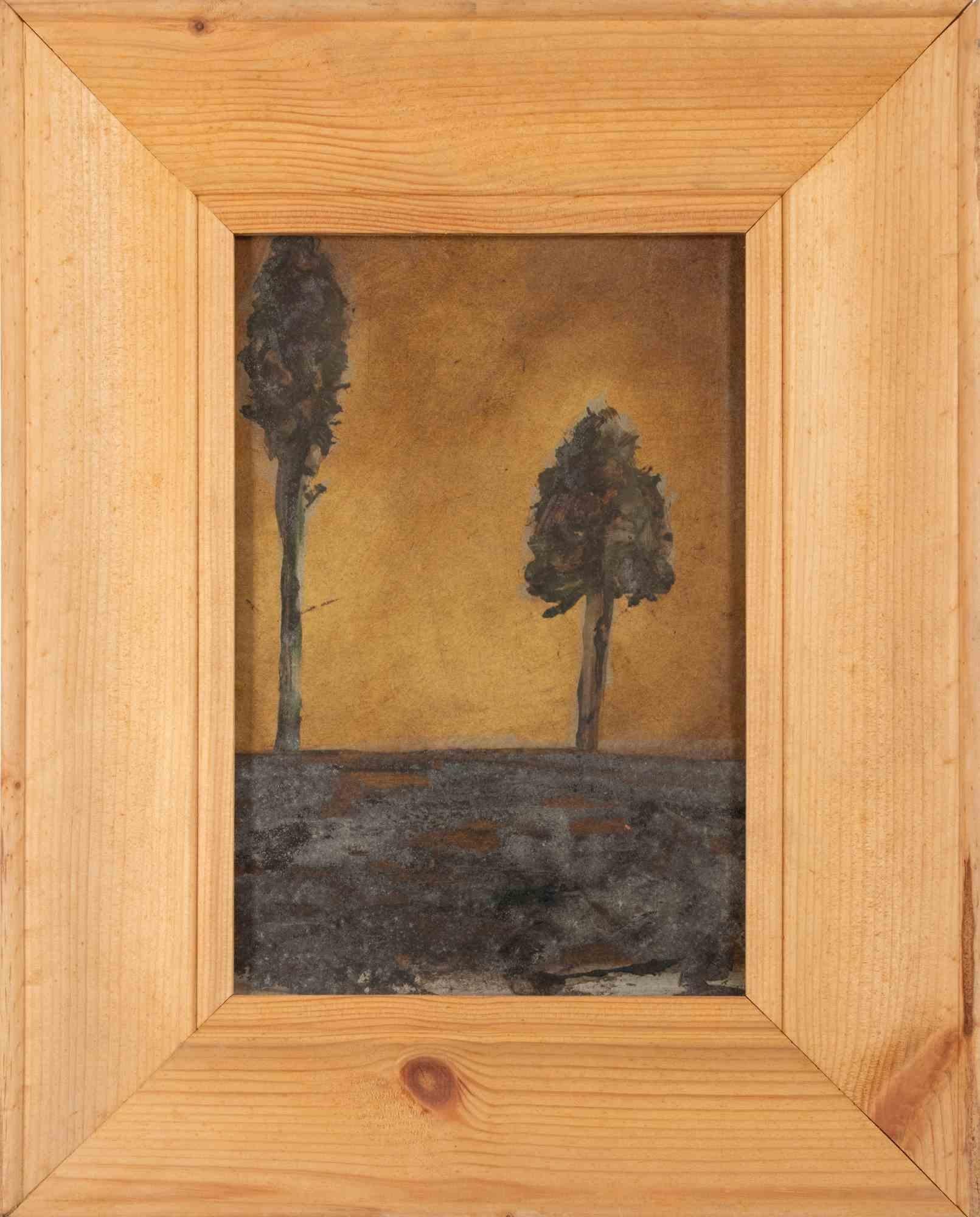 Landschaft - Gemälde von Paolo La Motta - 2000s