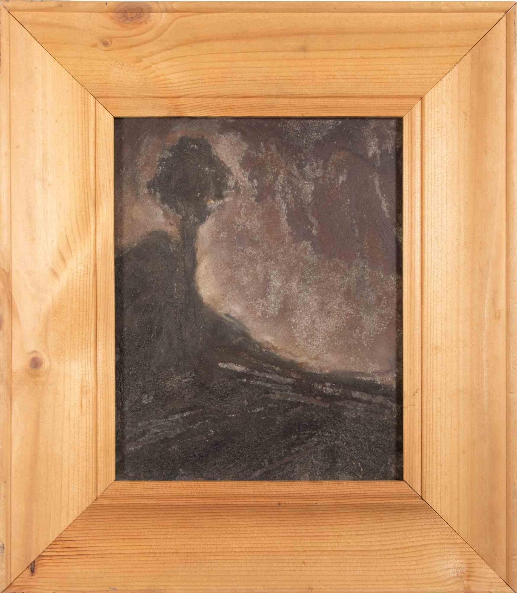 Öl auf Karton, realisiert von Paolo La Motta (1972) in den frühen 2000er Jahren.

Es umfasst einen zeitgenössischen Holzrahmen cm. 38.5x33.5.

Sehr guter Zustand.