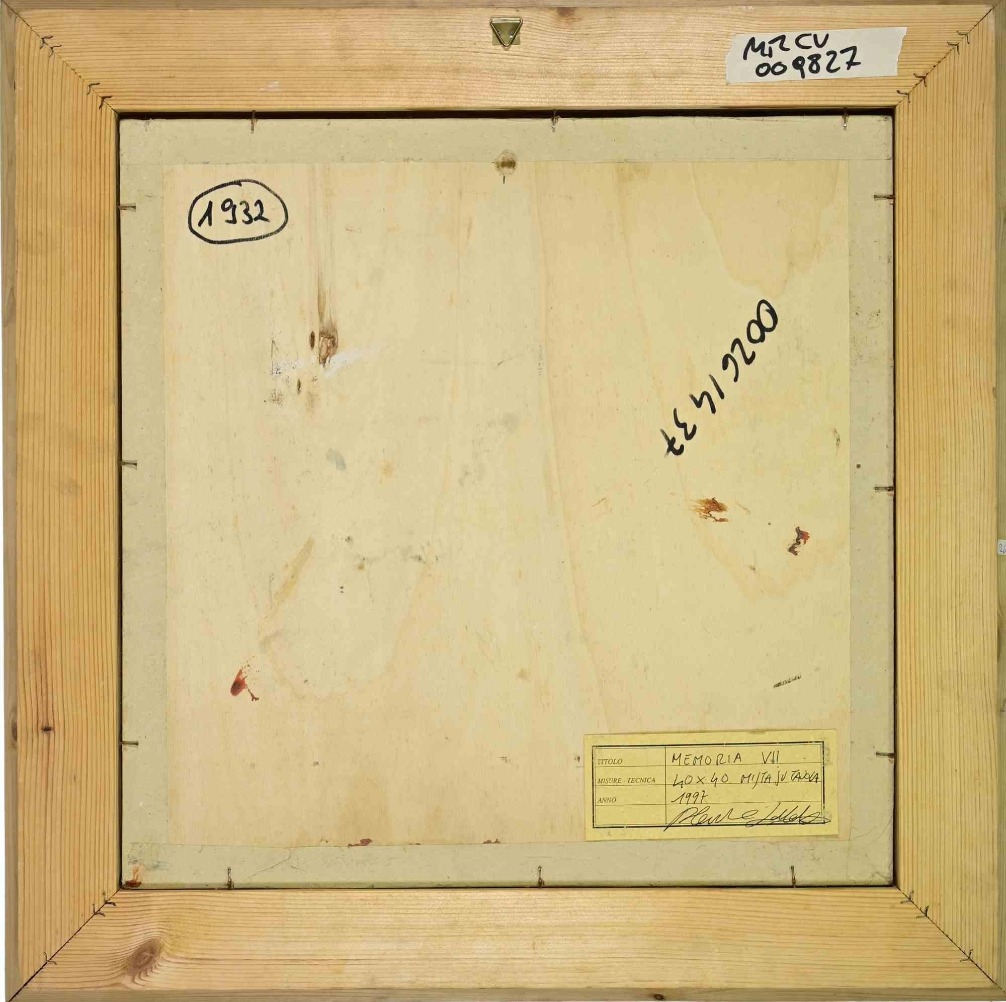 Erinnerung VII - Gemälde von Paolo La Motta - 1997 im Angebot 2