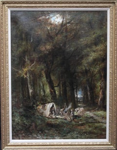 Barbizon School Figurative Paintings