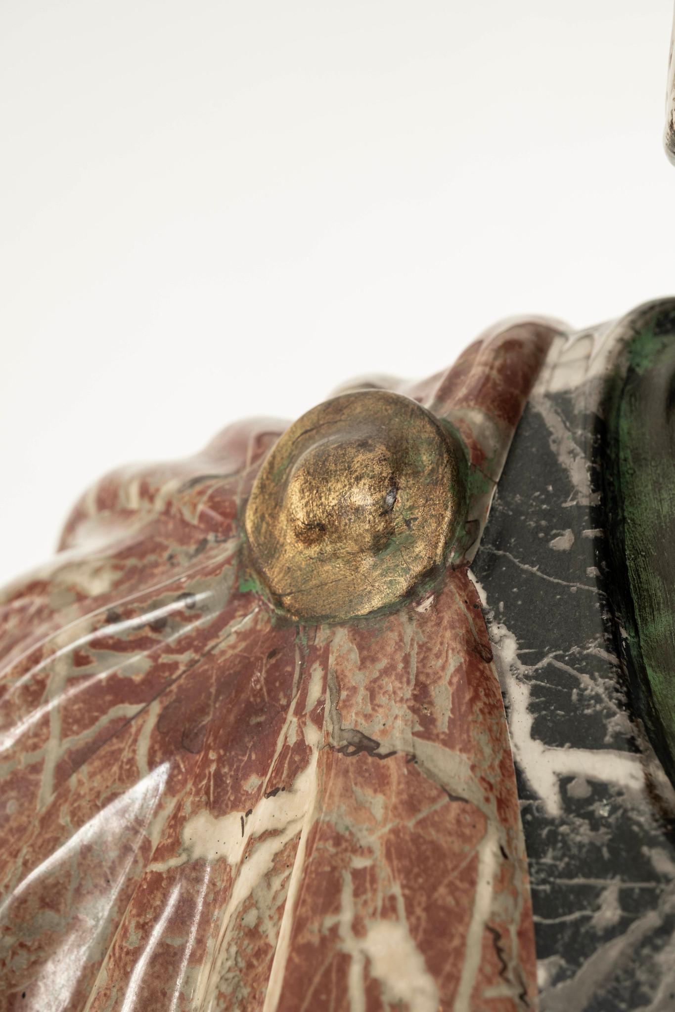 Busto di soldato romano e piedistallo di Paolo Marioni in vendita 4