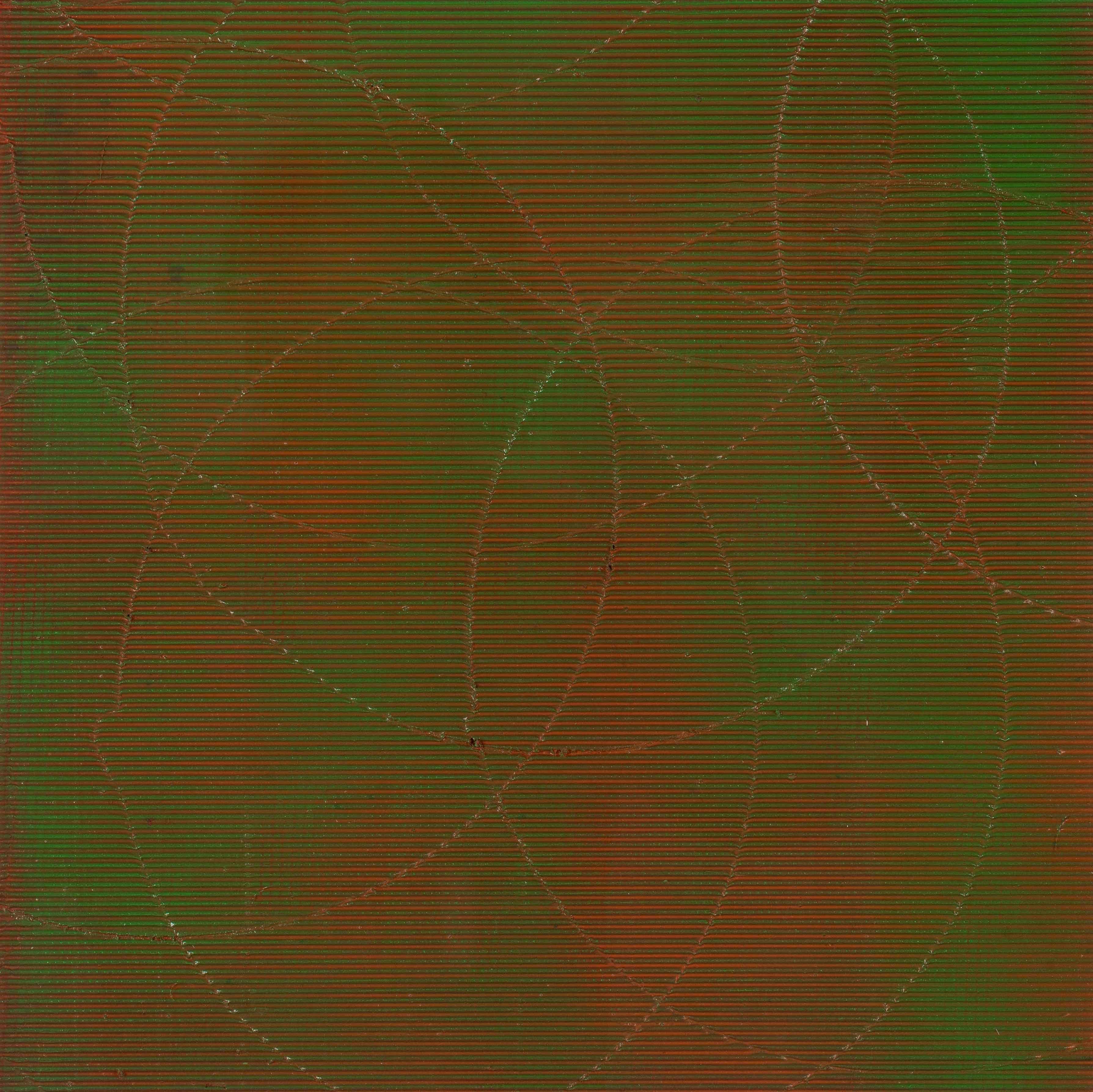 Senza Titolo, 1983, Tecnica mista su Cartone, Plexiglas, Pittura Analitica (Braun), Abstract Painting, von Paolo Masi
