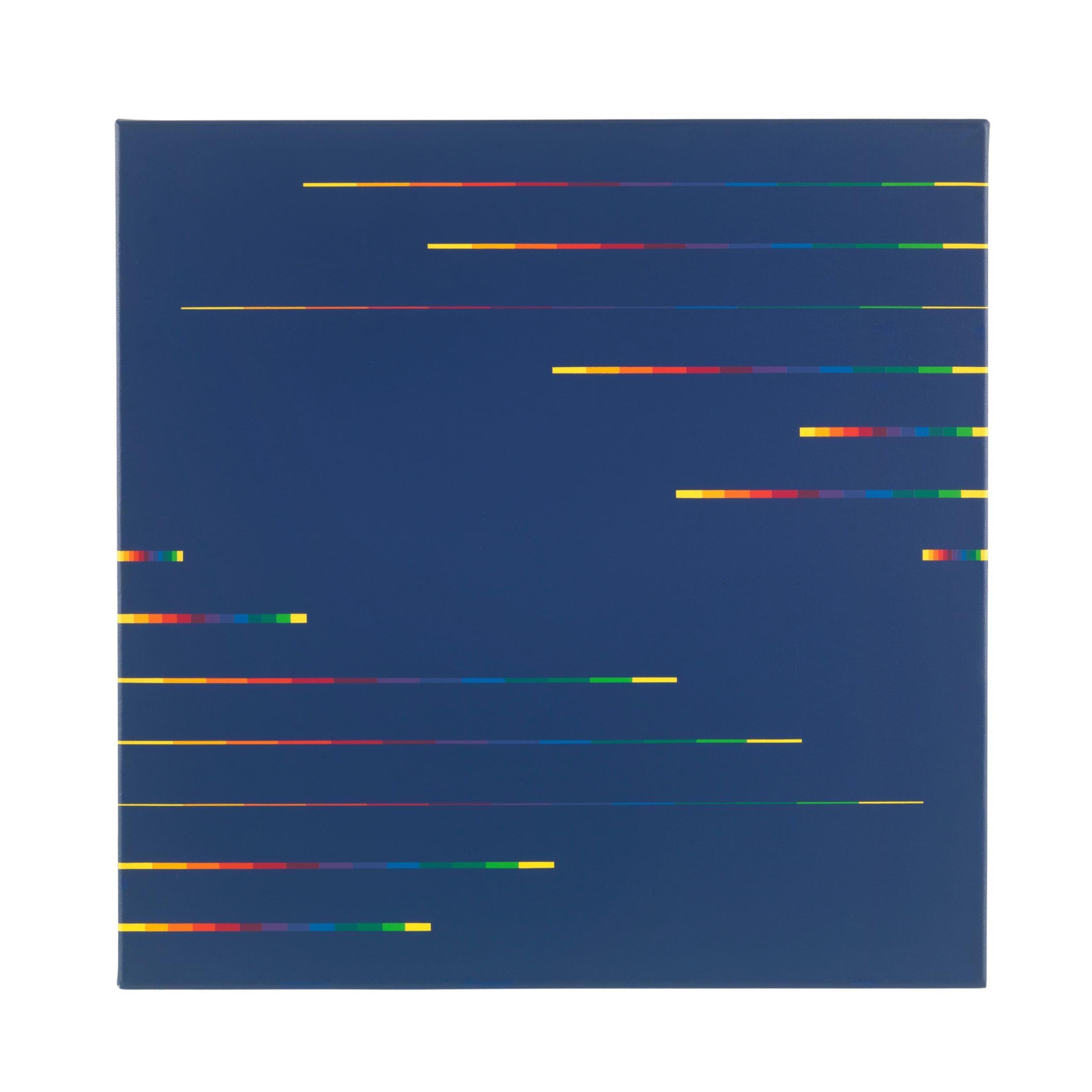 Paolo Minoli, "Verso cose e persone lontane", acrilico su tela, 1988, Italia