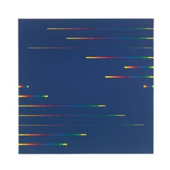 Paolo Minoli, "Verso cose e persone lontane", acrilico su tela, 1988, Italia