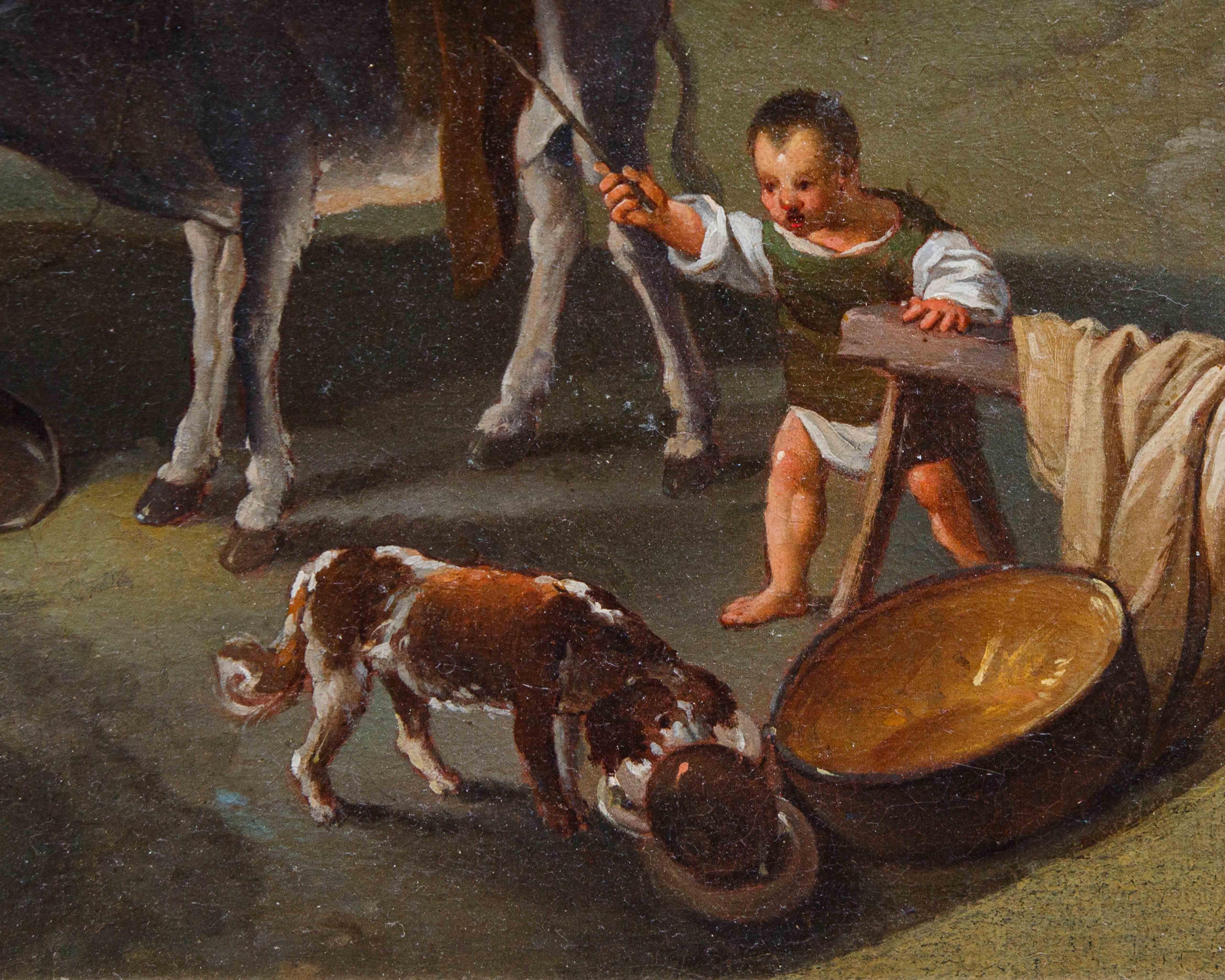 Paolo Monaldi (Rome, c. 1704 - post 1779), Genre Scene For Sale 9