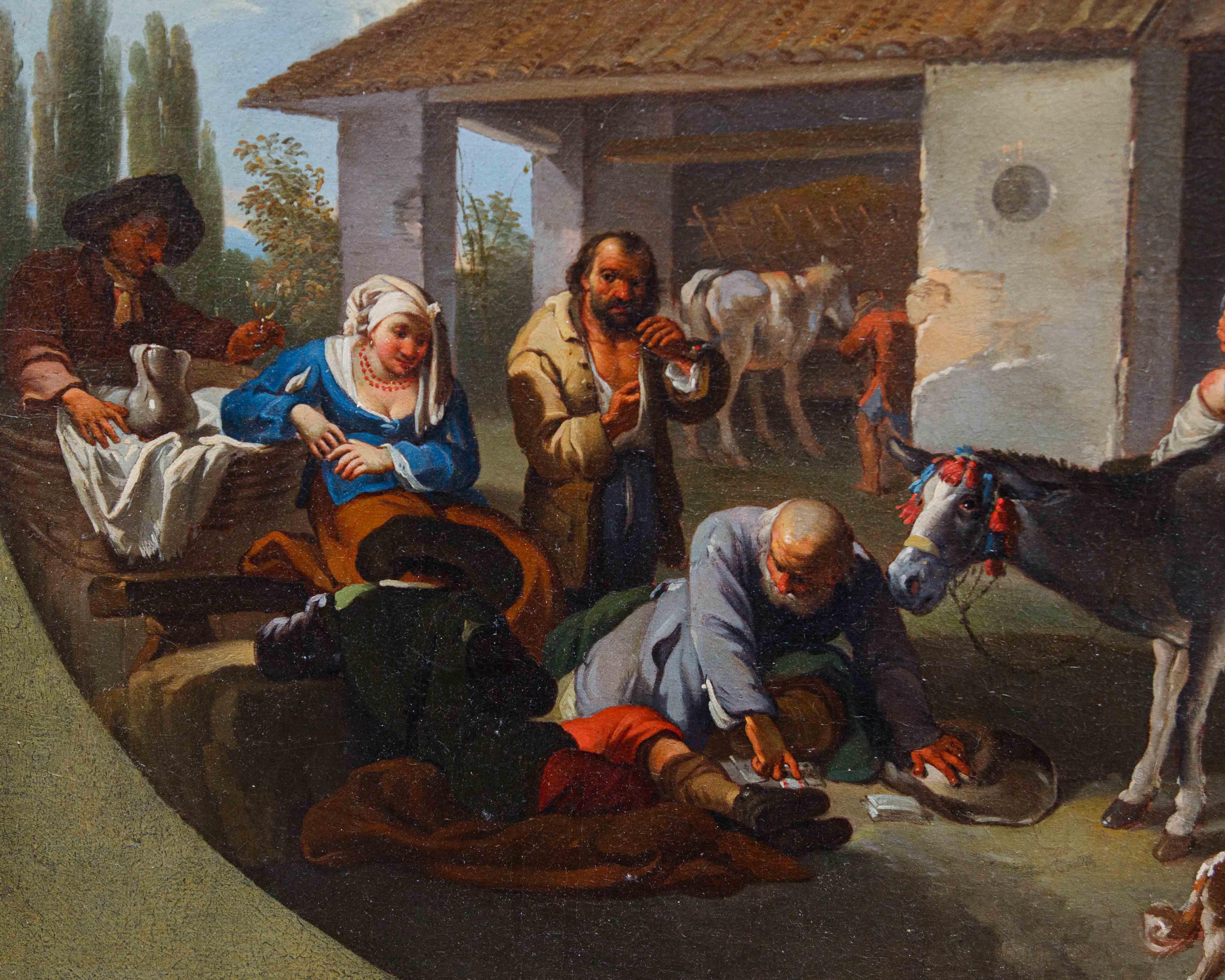 Paolo Monaldi (Rome, c. 1704 - post 1779), Genre Scene For Sale 12