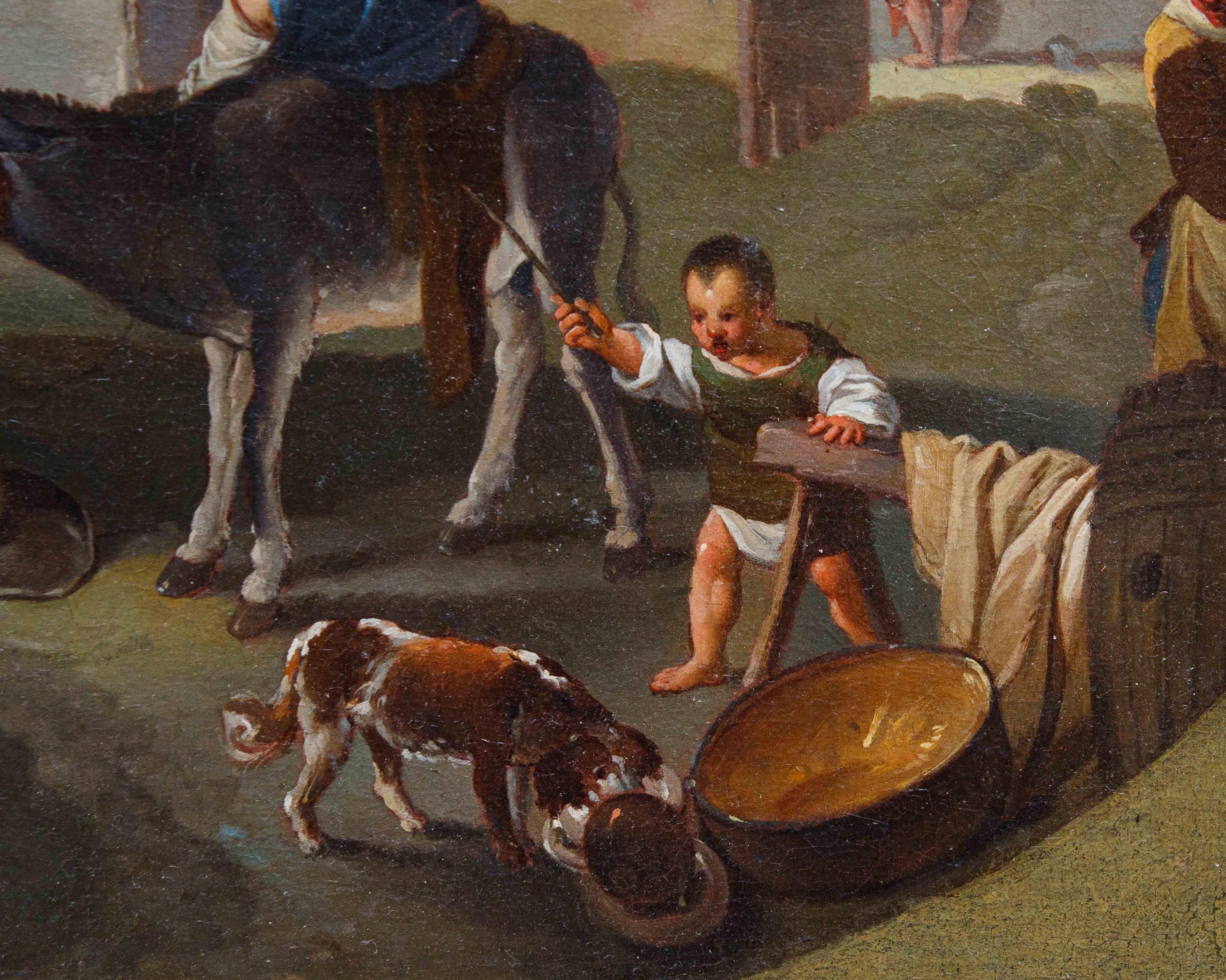 Paolo Monaldi (Rome, c. 1704 - post 1779), Genre Scene For Sale 1