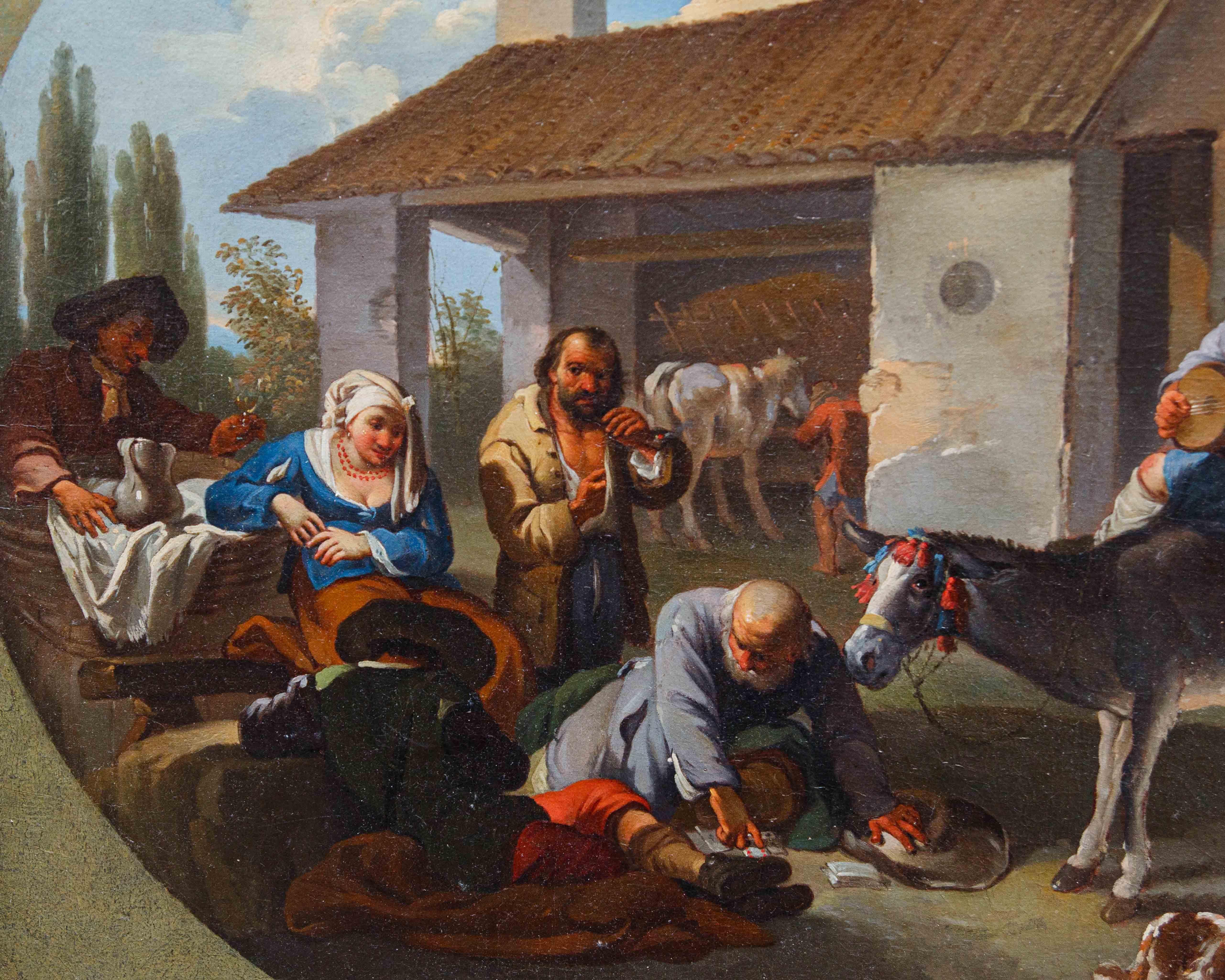Paolo Monaldi (Rome, c. 1704 - post 1779), Genre Scene For Sale 4