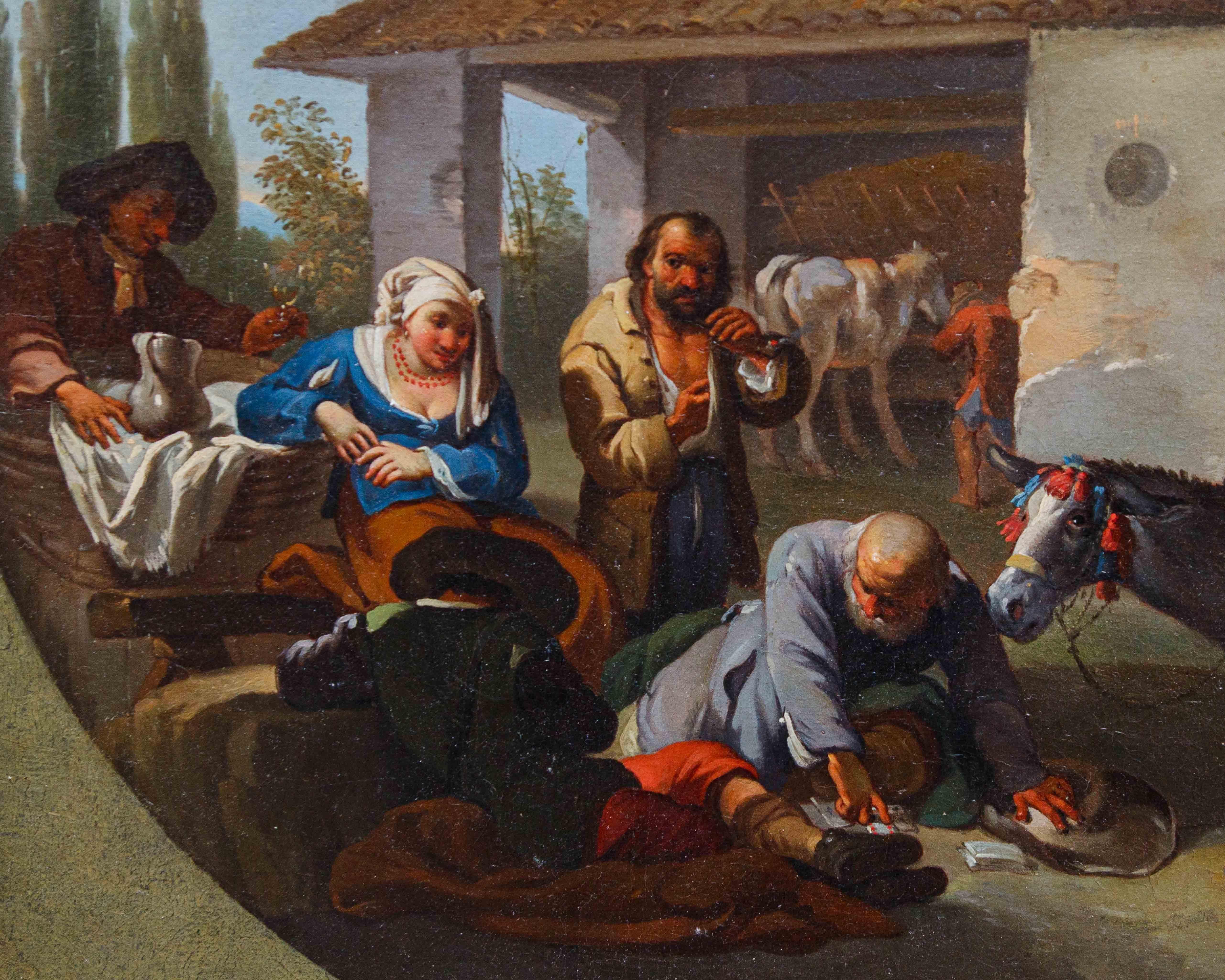 Paolo Monaldi (Rome, c. 1704 - post 1779), Genre Scene For Sale 7