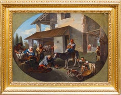 Paolo Monaldi (Rome, c. 1704 - post 1779), Genre Scene