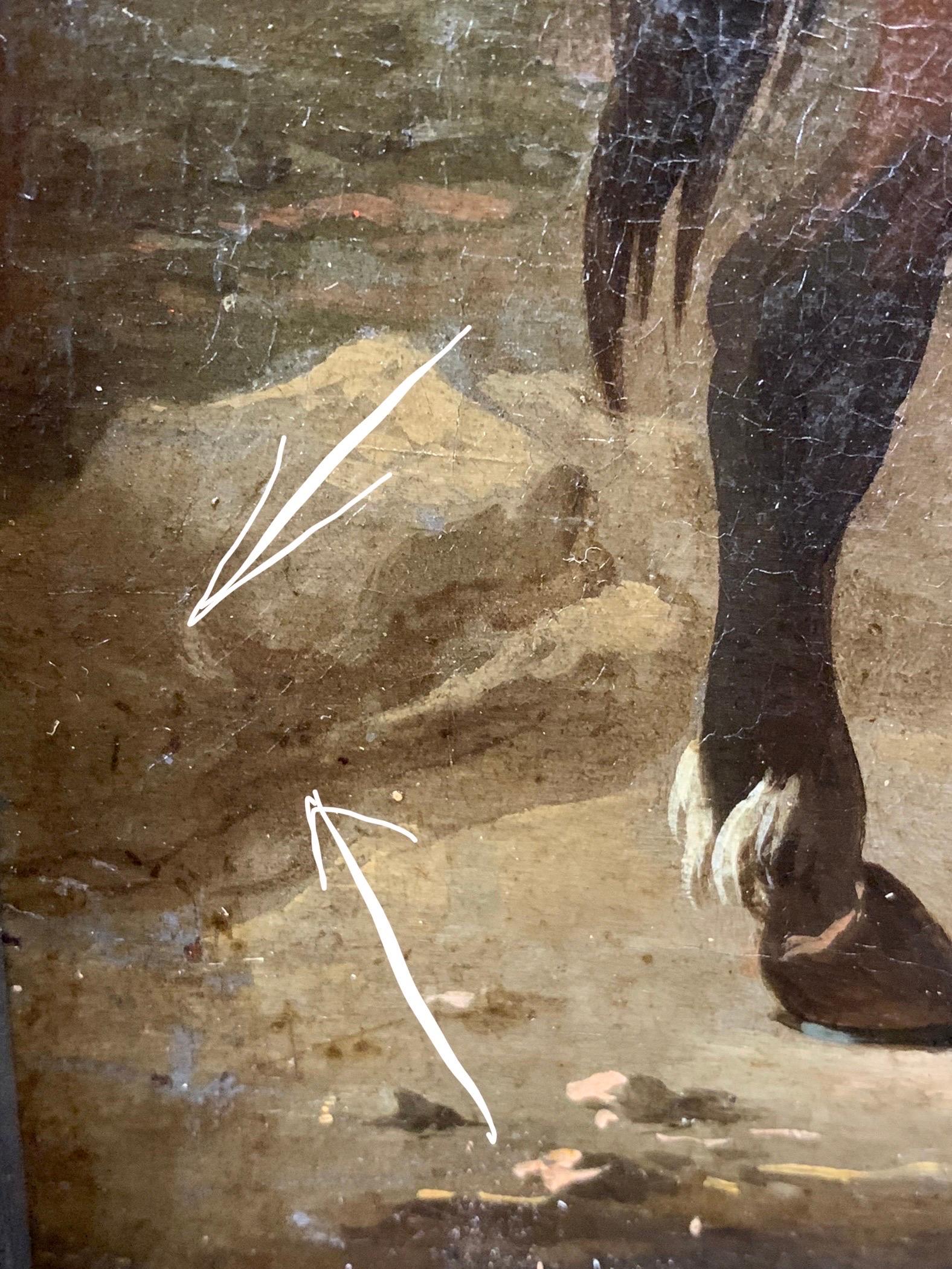 Interludio en el campo con caballos (Sosta in campagna)

PAOLO MONALDI (post 1710 - post 1779), séquito

ante 1750

Óleo sobre lienzo

Medidas:
Sin enmarcar: 45 x 31 cm.  
Enmarcado: 61 x 48 cm.

Este cuadro representa un momento típico de la vida