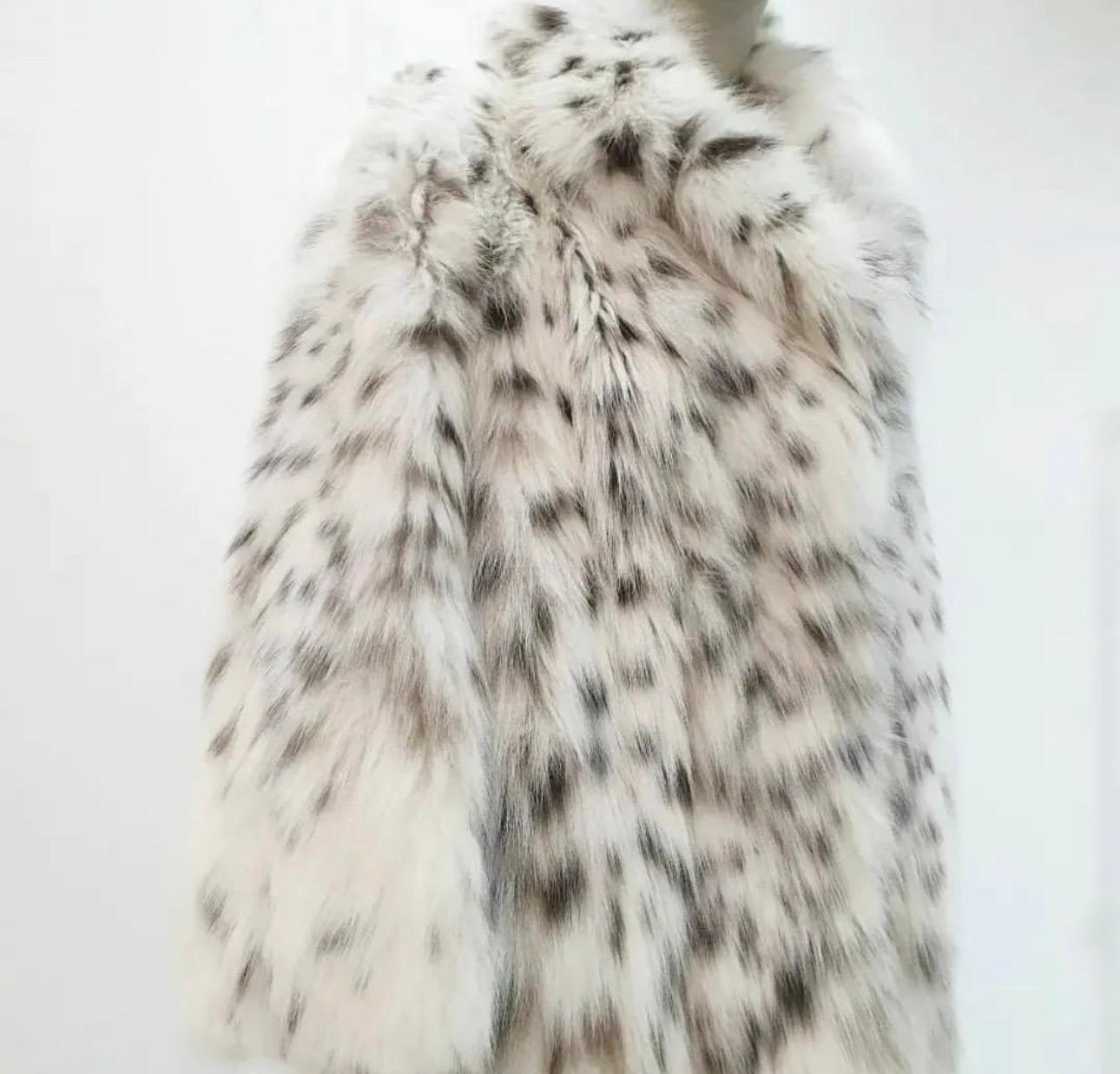 paolo oversized faux fur jacket