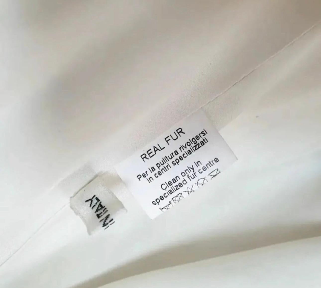 PAOLO MORETTI Lynx Fur Coat In Excellent Condition In Krakow, PL
