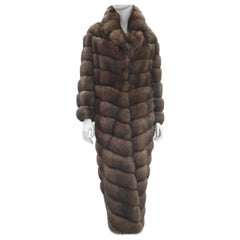 Paolo Moretti Russian Sable Maxi Coat