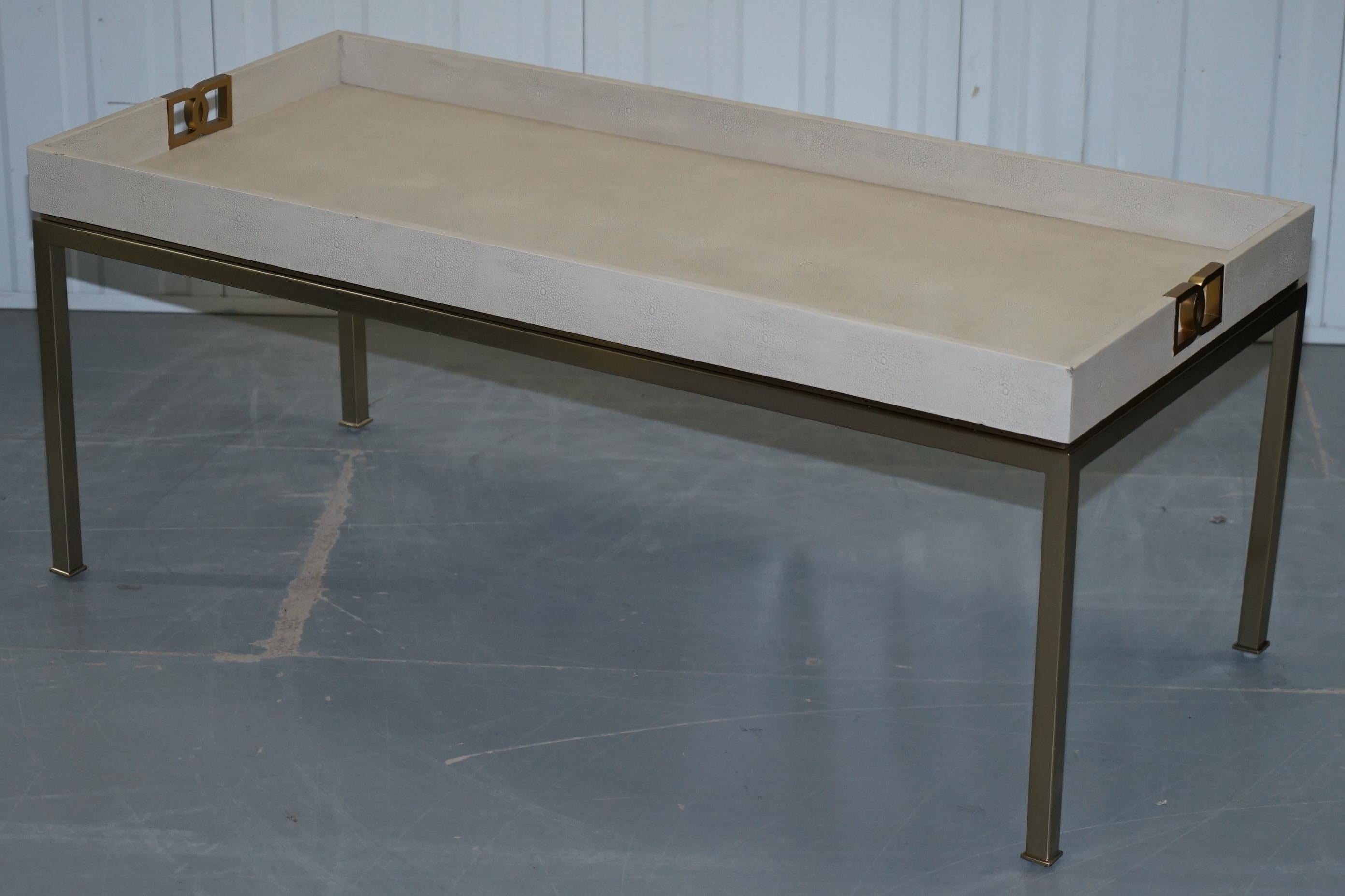 Moderne Table basse de salon Paolo Moschino pour Nicholas Haslam, finition chromée en vente