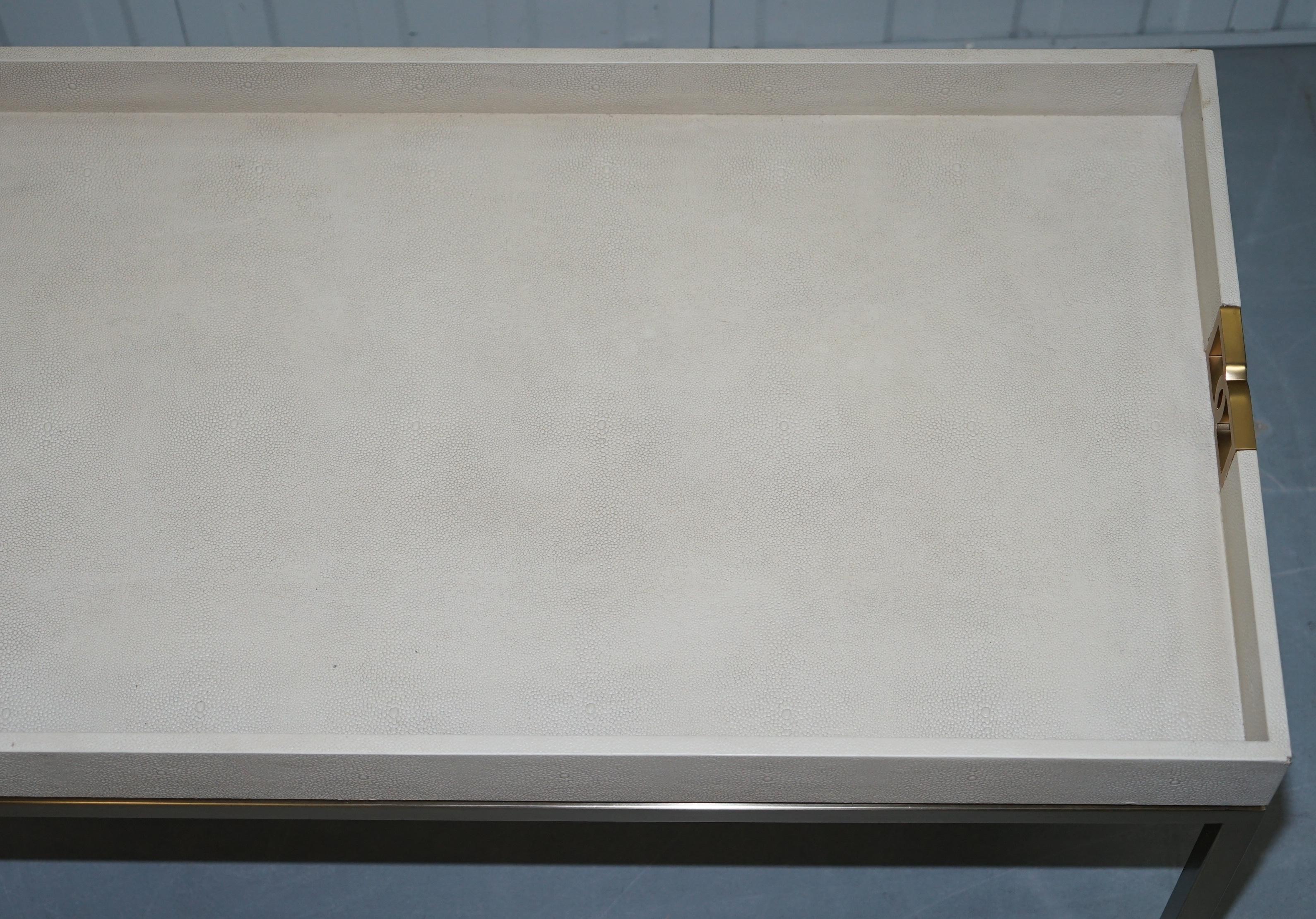 XXIe siècle et contemporain Table basse de salon Paolo Moschino pour Nicholas Haslam, finition chromée en vente