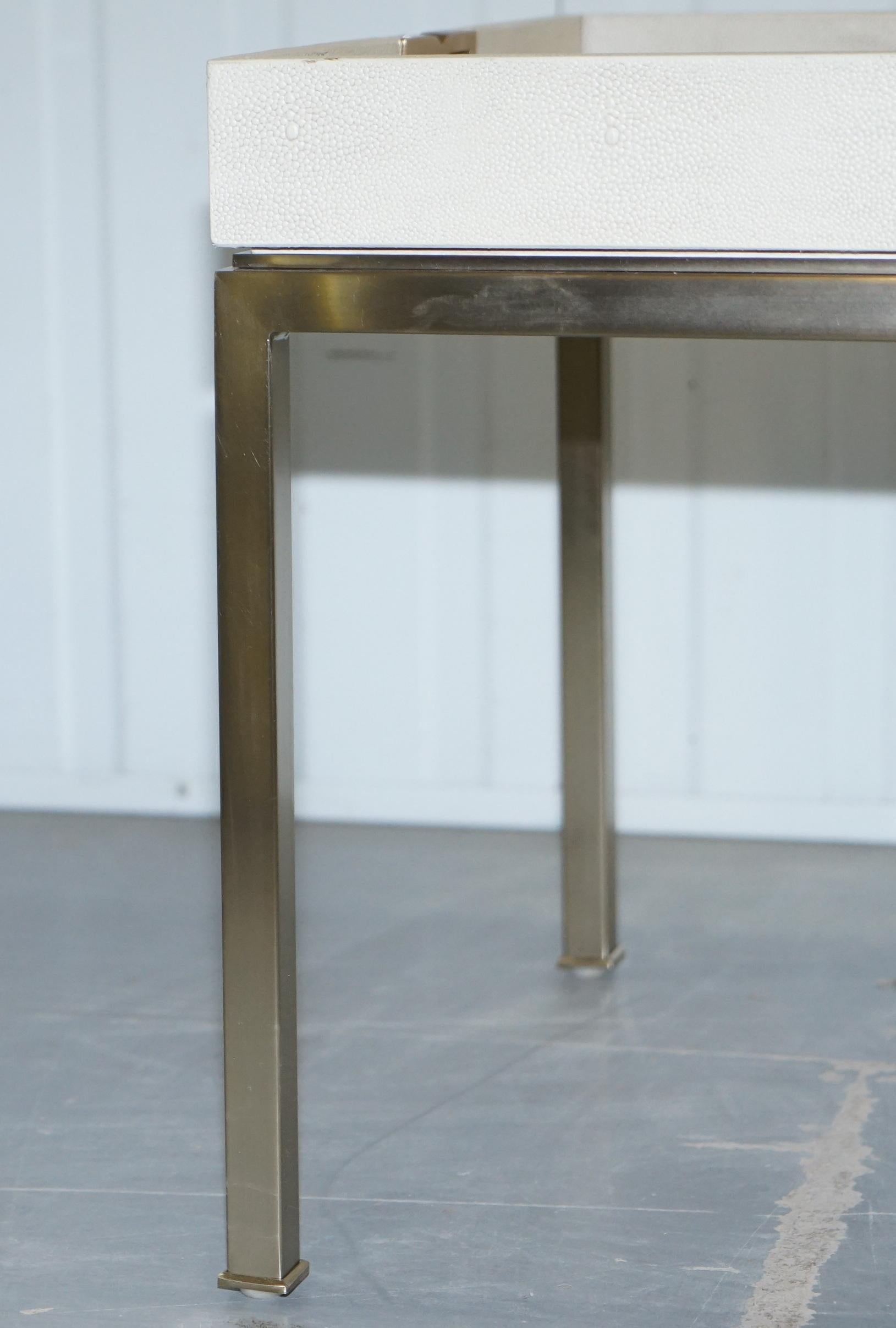 Aluminium Table basse de salon Paolo Moschino pour Nicholas Haslam, finition chromée en vente