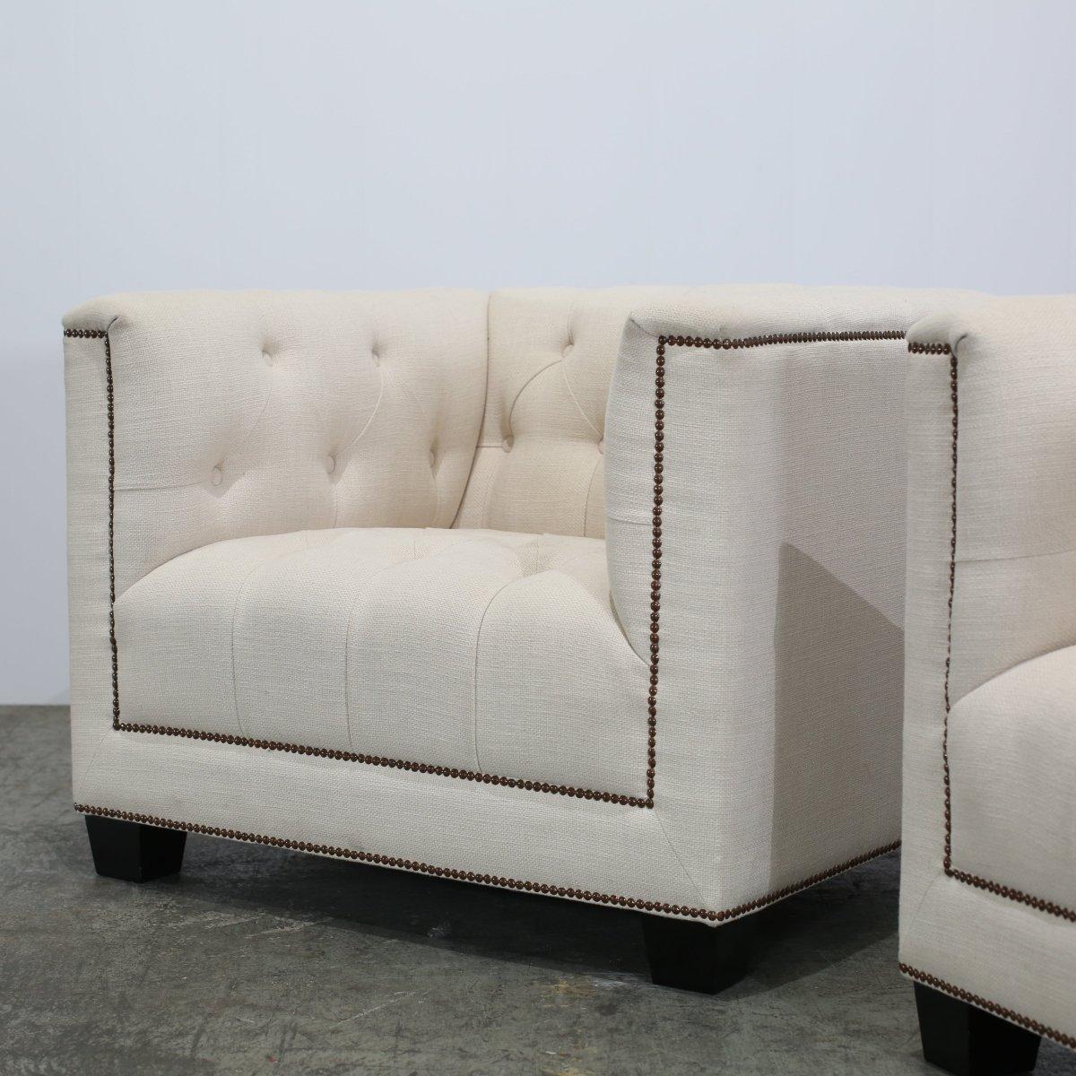 Paolo Panama Natural Armchairs by Eichholtz, Set of Two For Sale 2