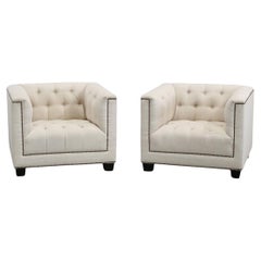 Paolo Panama Natural Armchairs by Eichholtz, Set of Two