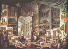 Paolo Pannini 'Galleria Con Vedute Di Roma Antica' 1996-