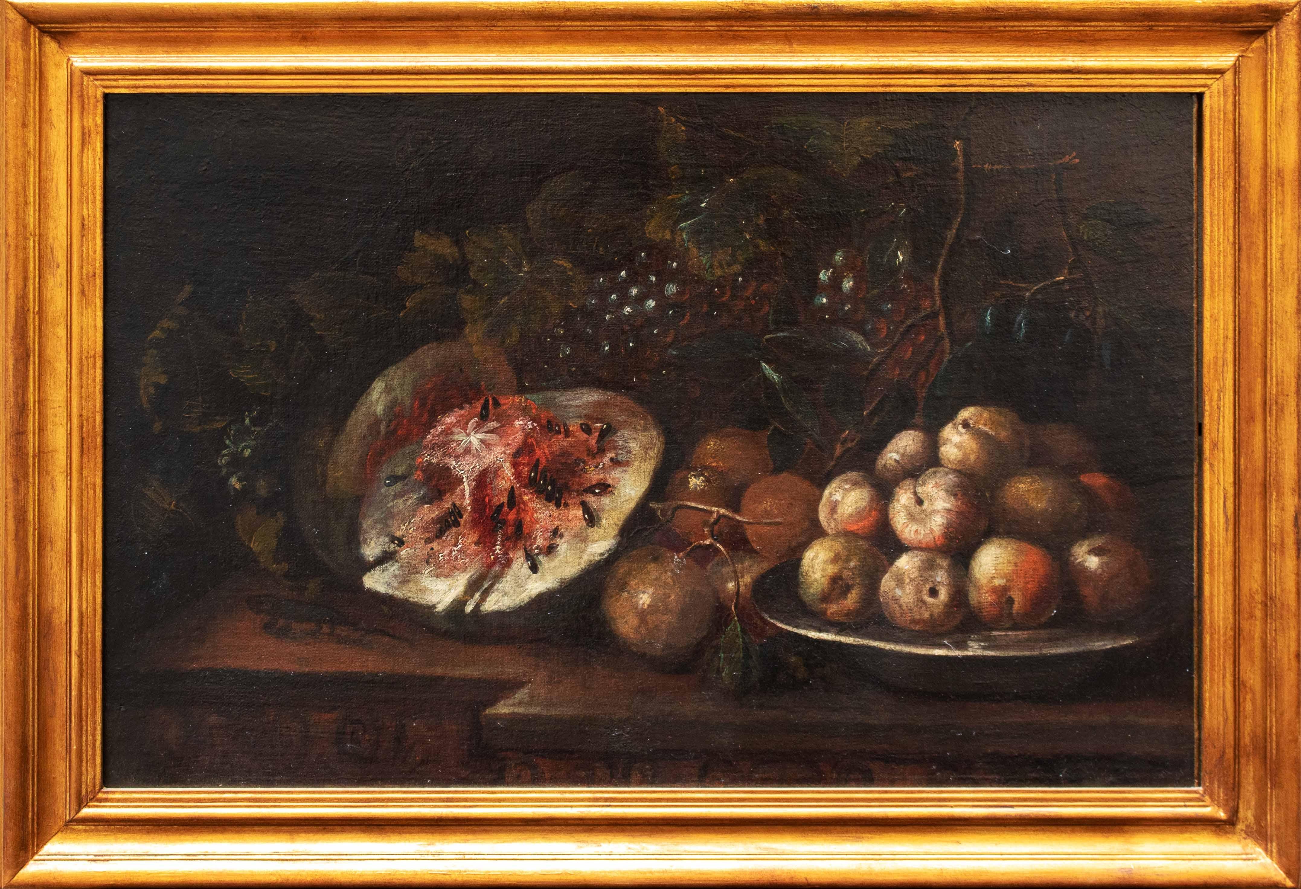 Paolo Paoletti (Padoue, 1671 - Udine, 1735)

Nature morte avec des fruits sur une étagère

Huile sur toile, 53,5 x 81 cm

Expertise Dr. Gianluca Bocchi

La nature morte examinée est attribuable à la main de Paolo Paoletti (1671 -1735). Né à Padoue,