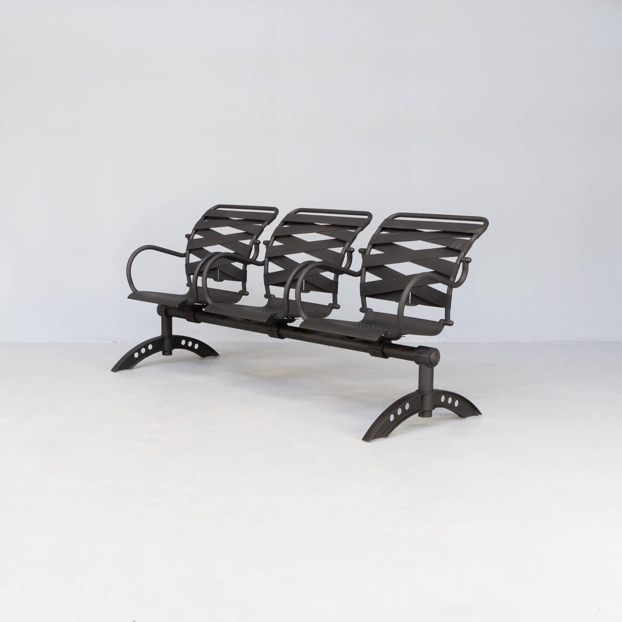 Post-Modern Paolo Parigi ‘Canasta’ Office Sofa for Heron Parigi For Sale