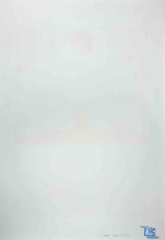 Fisherman - Lithographie de Paolo Pasotto - Années 1970