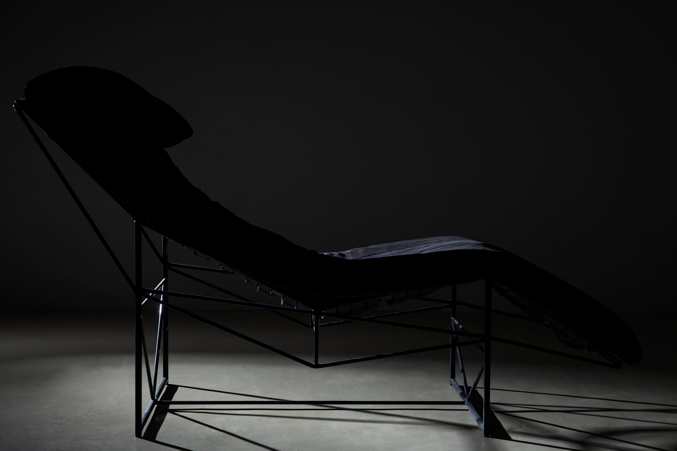 Paolo Passerini, chaise longue pour Uvet dimensione, 1985 en vente 1