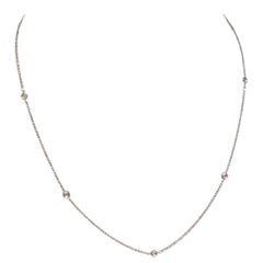 Paolo Piovan Diamonds 18 Karat White Gold Necklace