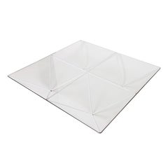 Paolo Piva White Square Alanda Coffee Table for B&B Italia