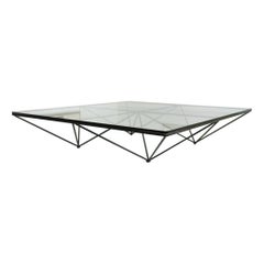 Paolo Piva B&B Italia Vintage Large Black Table, 1980s