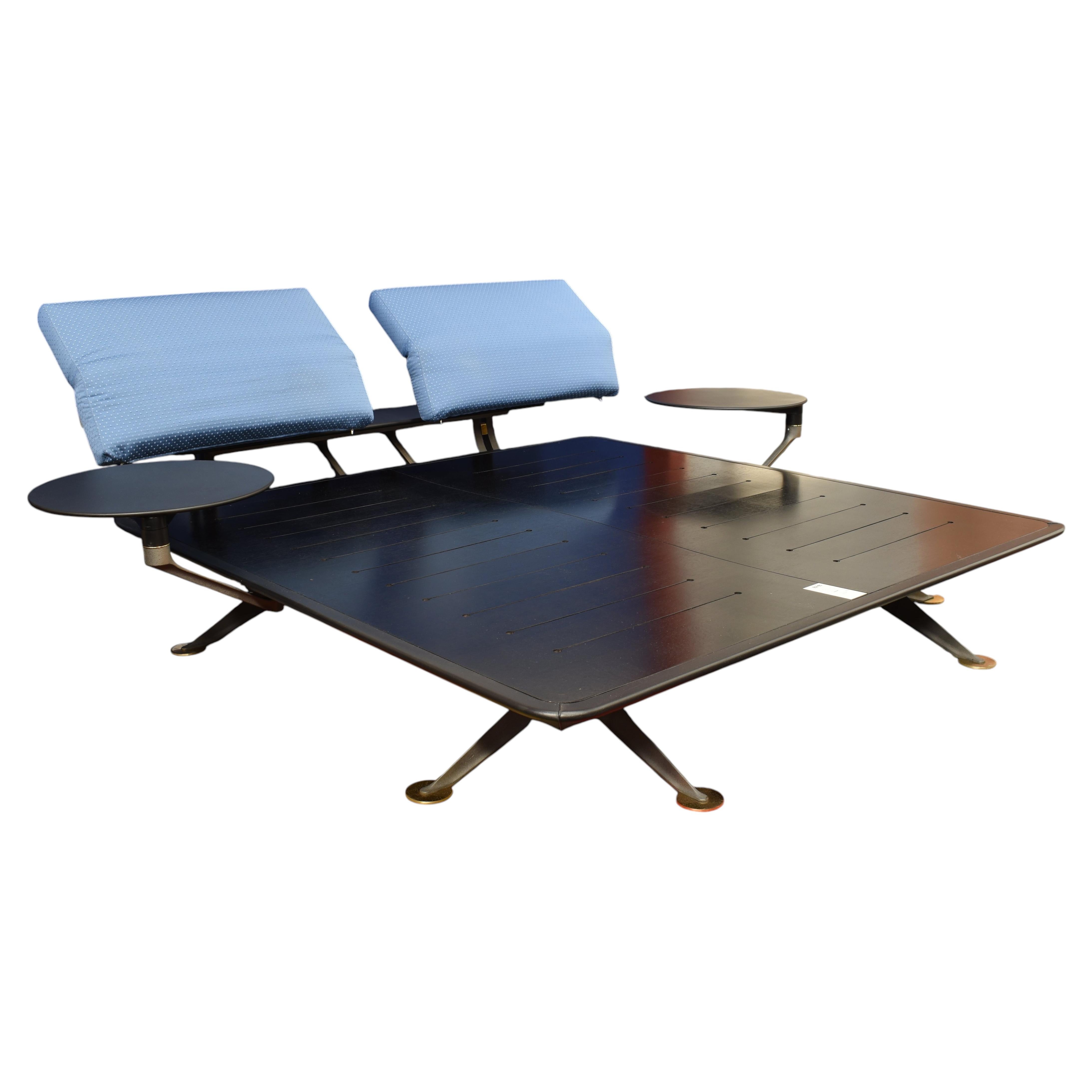 Cama doble king size «Adia» de Paolo Piva, de B&B Italia, de los años 80 en venta