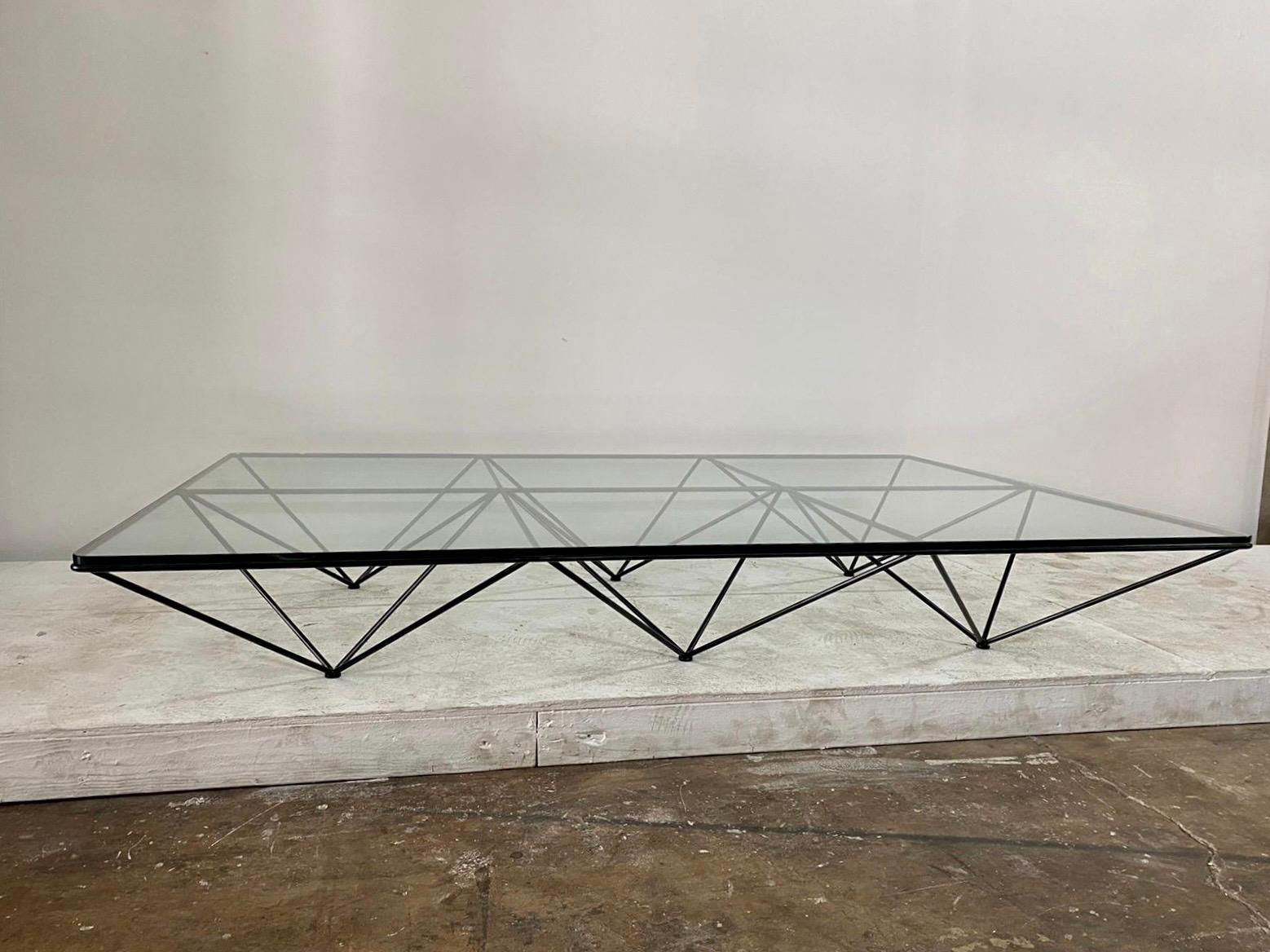 Paolo Piva Large Alanda Low Coffee Table for B&B, Italia 4