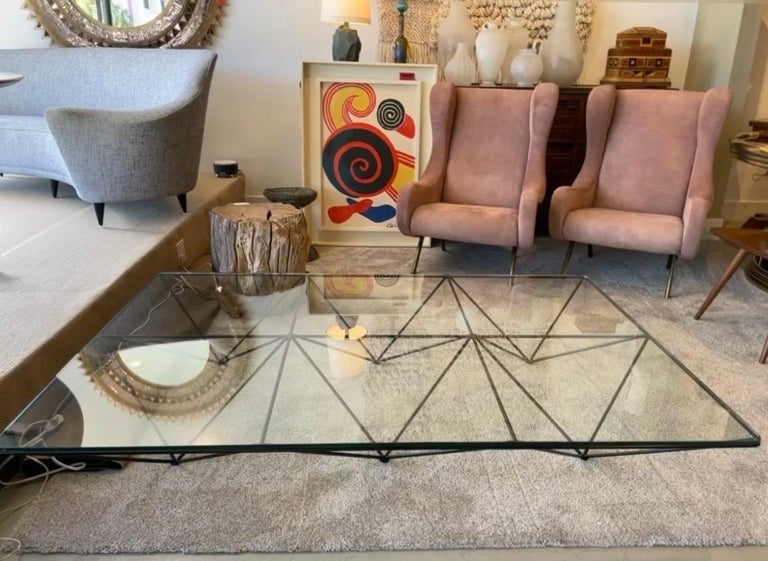 Paolo Piva Large Alanda Low Coffee Table for B&B, Italia In Good Condition For Sale In East Hampton, NY