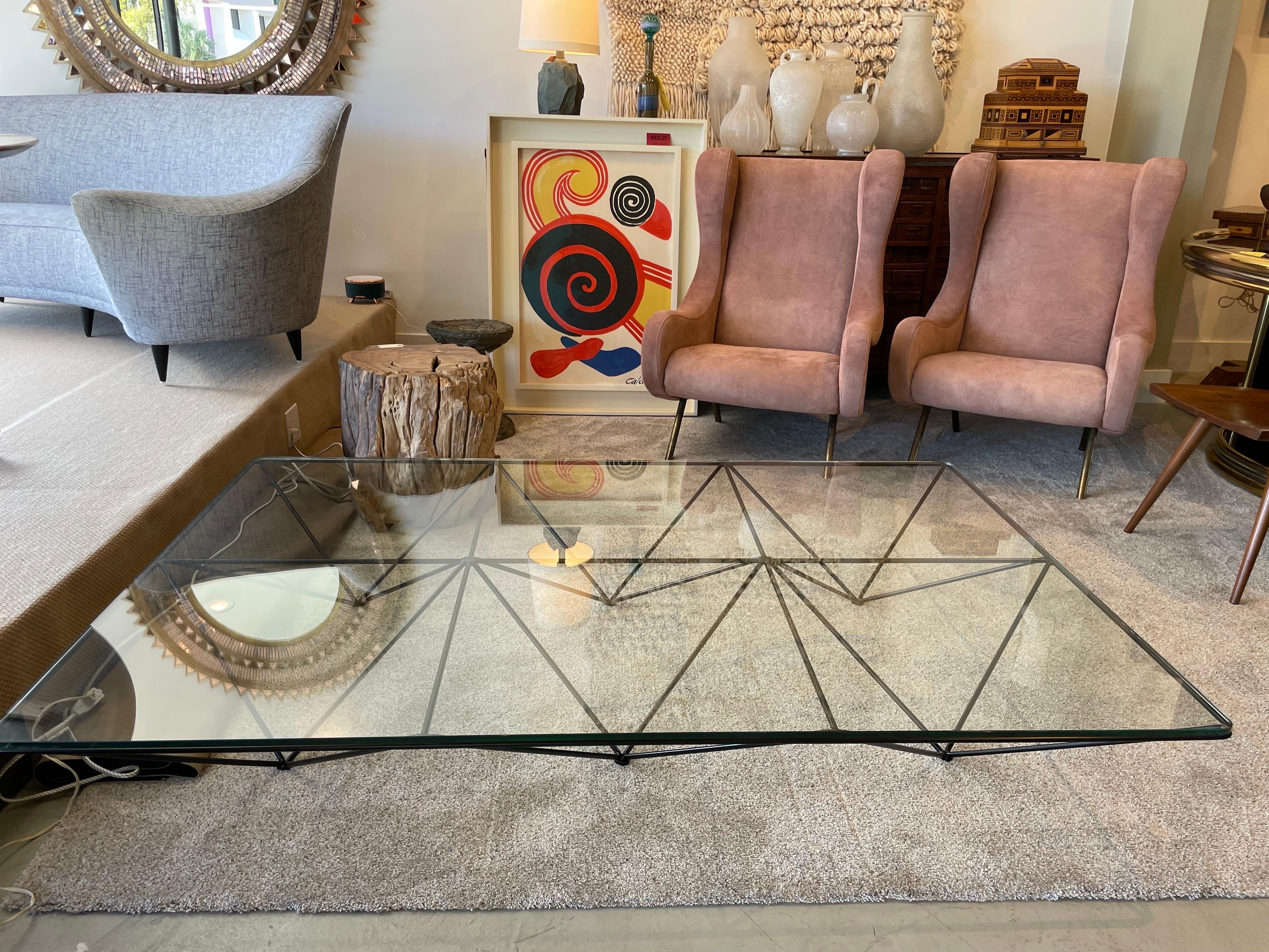 Vintage Paolo Piva Large Alanda Coffee Table for B&B, Italia In Good Condition For Sale In North Miami, FL