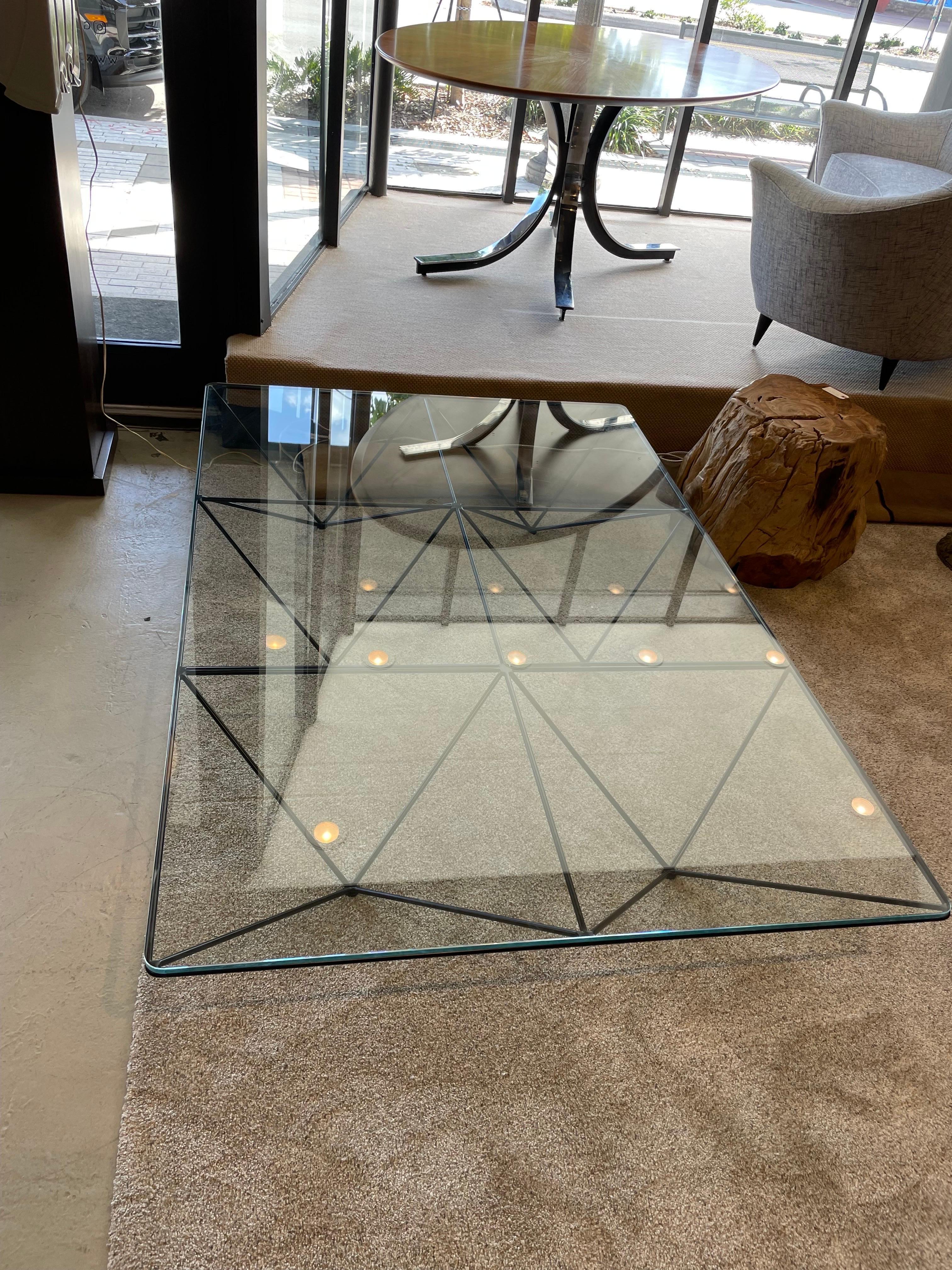 Late 20th Century Vintage Paolo Piva Large Alanda Coffee Table for B&B, Italia For Sale