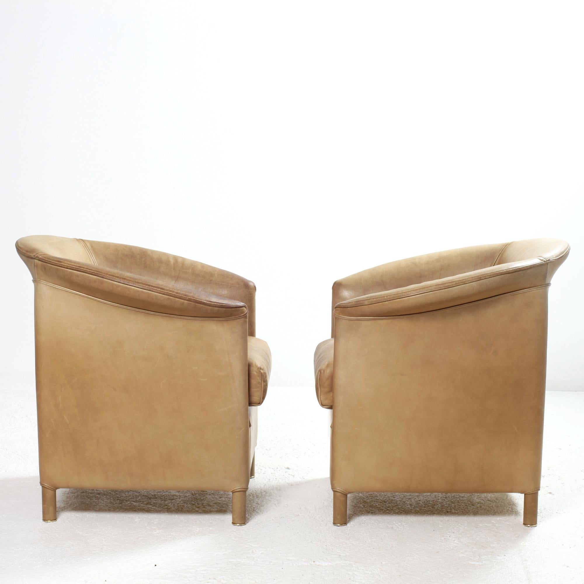 Autrichien Paolo Piva, fauteuil de cocktail modèle Aura pour Wittmann, années 1980 en vente