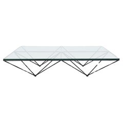 Paolo Piva square shaped model Alanda coffee table B&B Italia Italy 1982