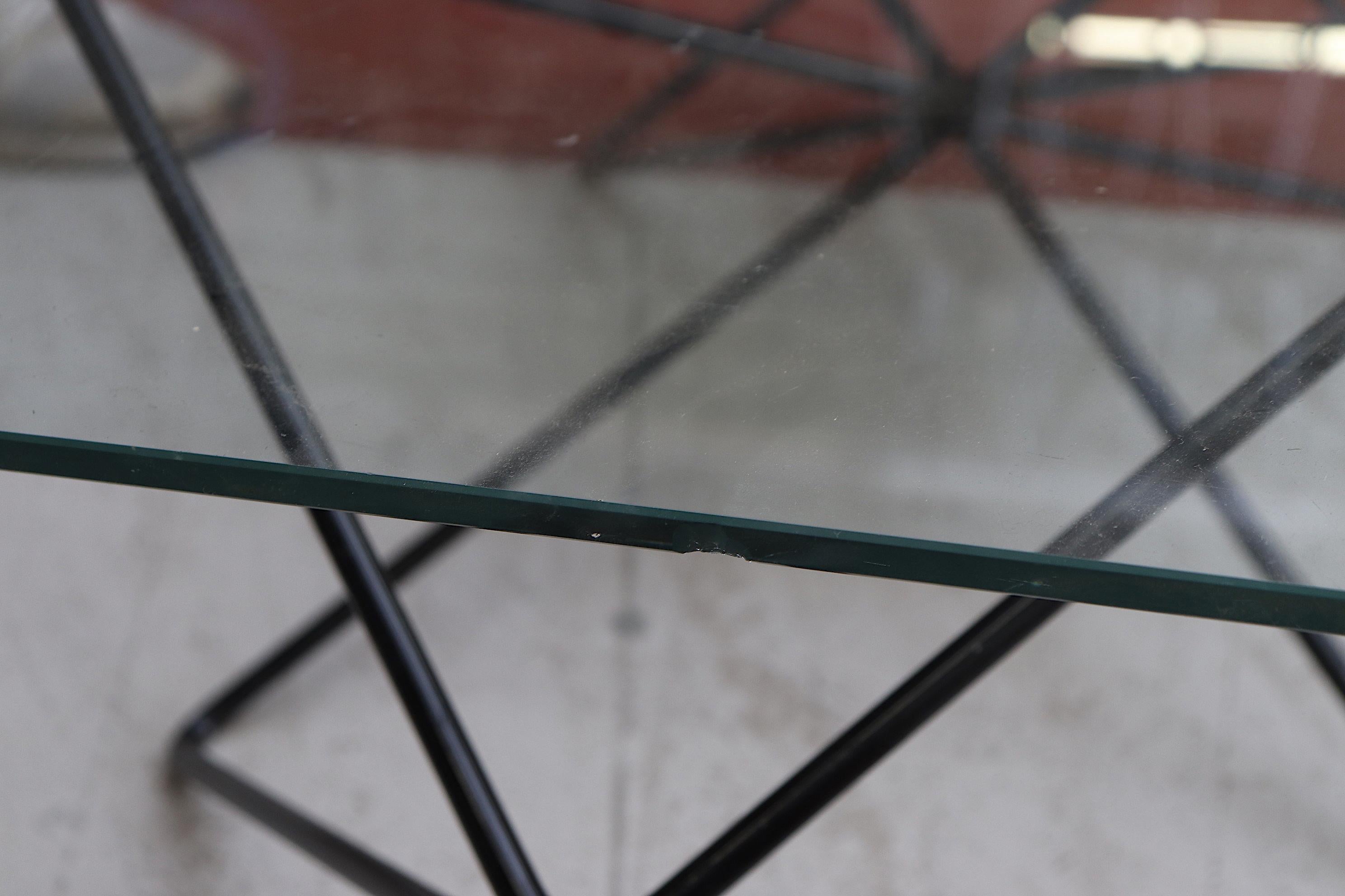 Paolo Piva Style Wire Frame Coffee Table 5