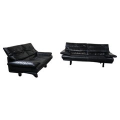Paolo Piva's "Alanda" sofa set for B&B Italia, 1980's.
