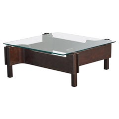 Paolo Portoghesi, Tavolino, Wood, Vetro, Italia, anni '60